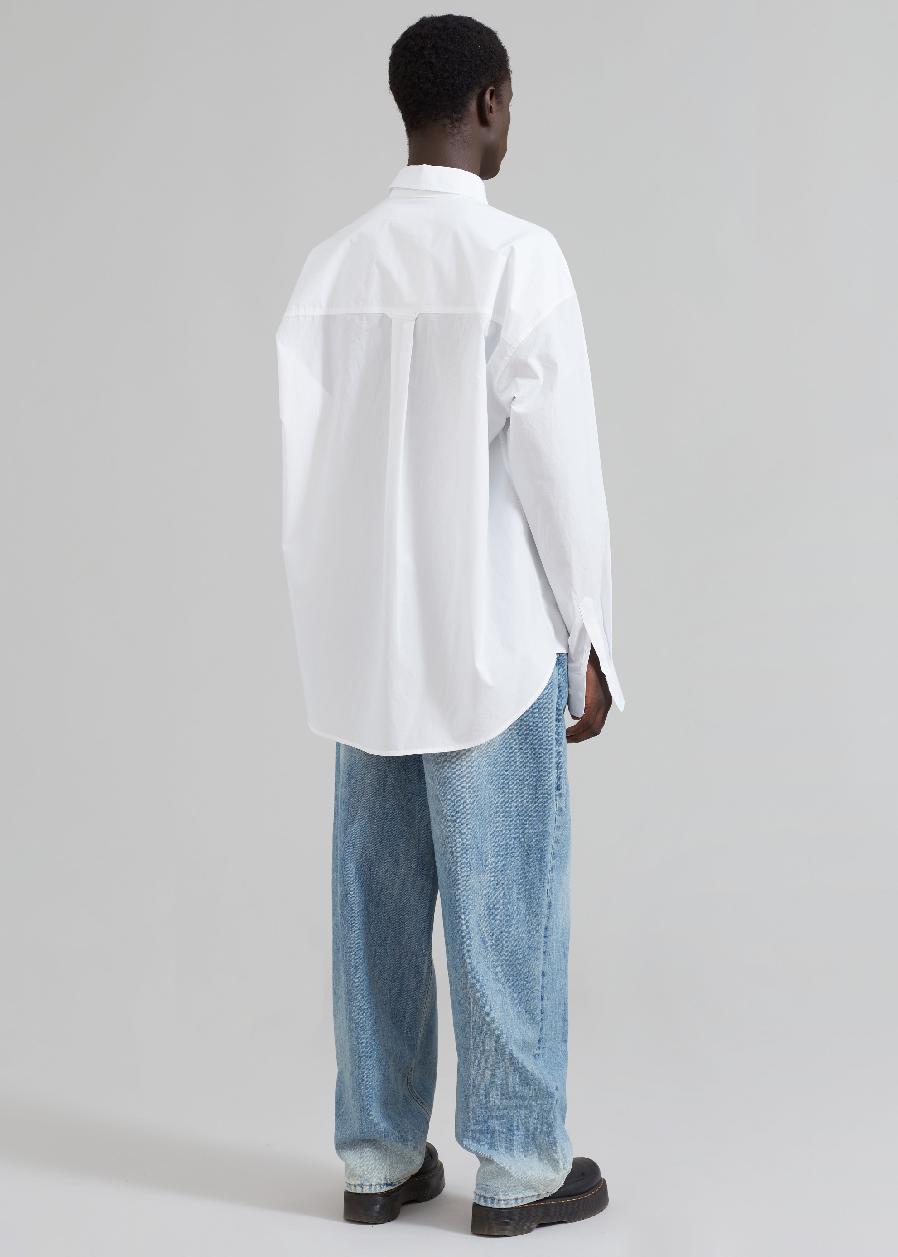 Gus Oversized Shirt - White – The Frankie Shop