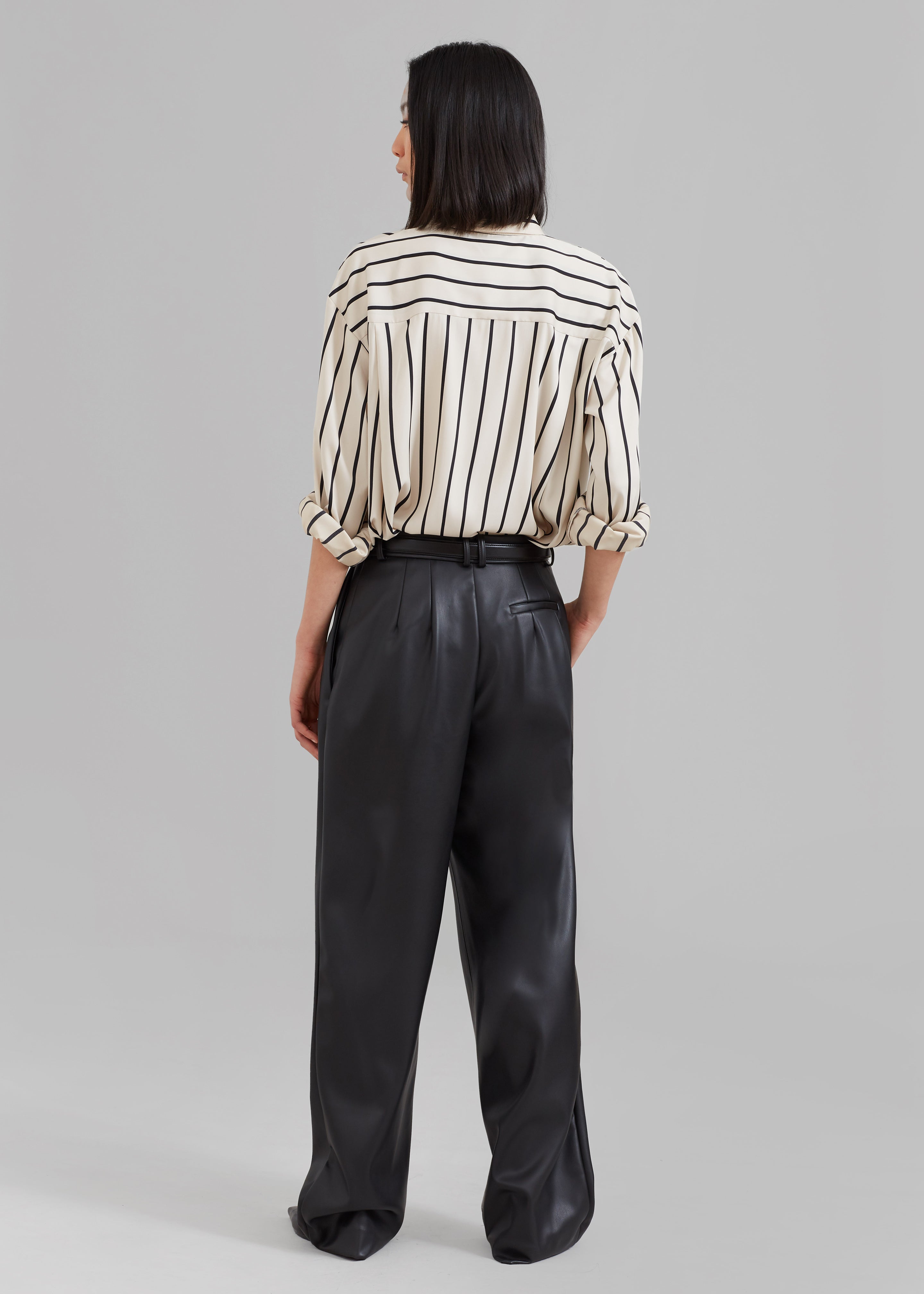 Walter Baker Maggie Leather Pant in Walnut – clever alice