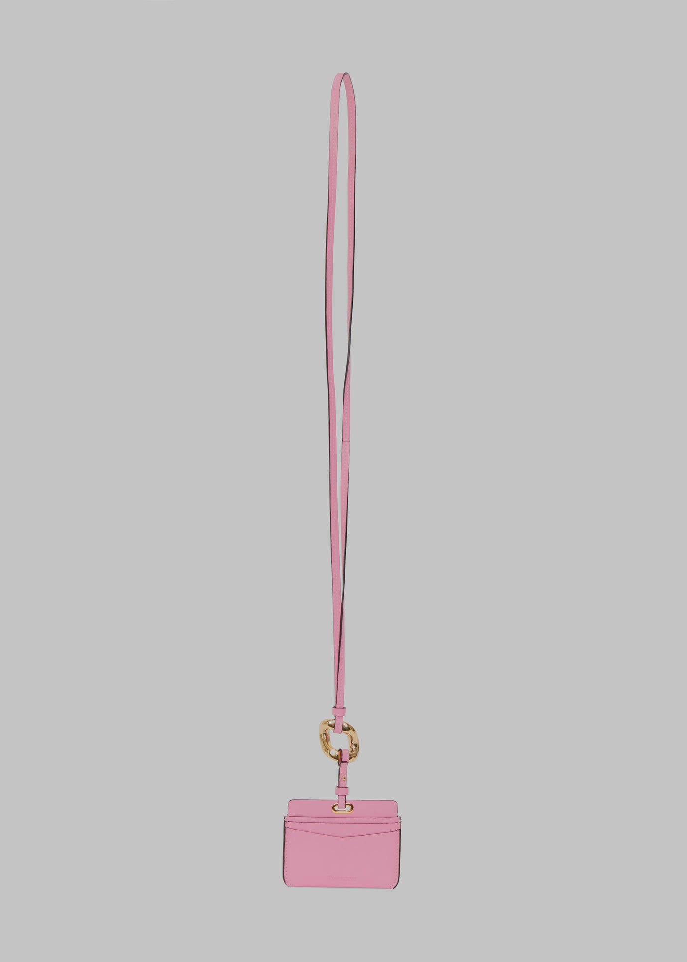 JW Anderson Cardholder with Chain Link Strap - Pink