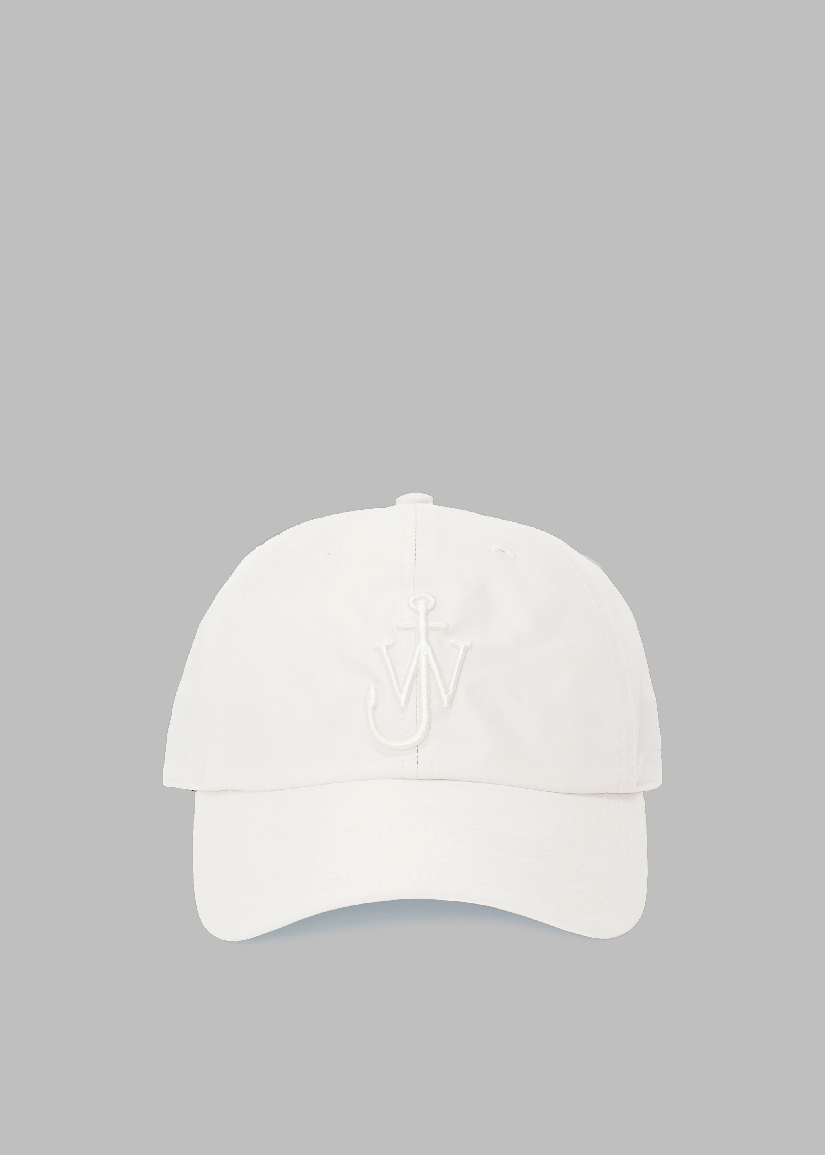 JW Anderson Baseball Cap With Anchor Logo - White - 1