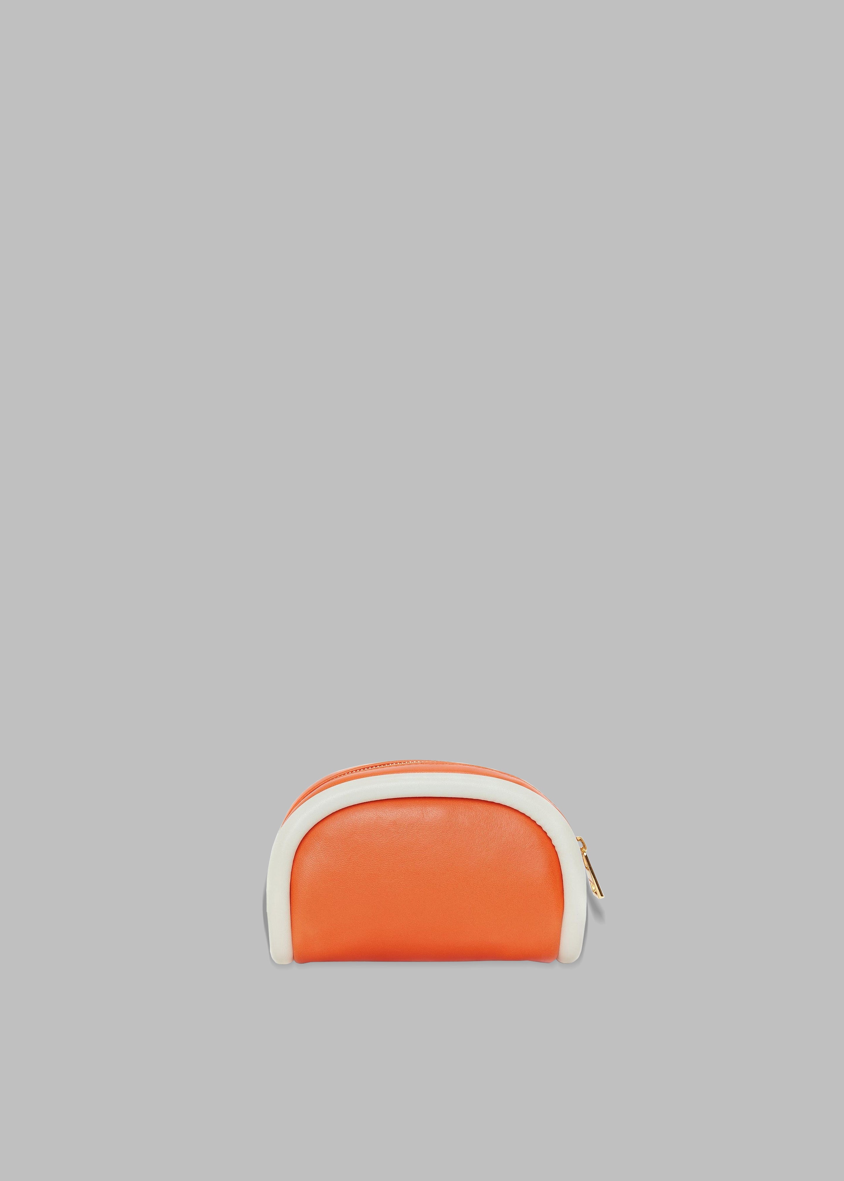 JW Anderson Small Leather Bumper-Pouch - Orange/White - 5