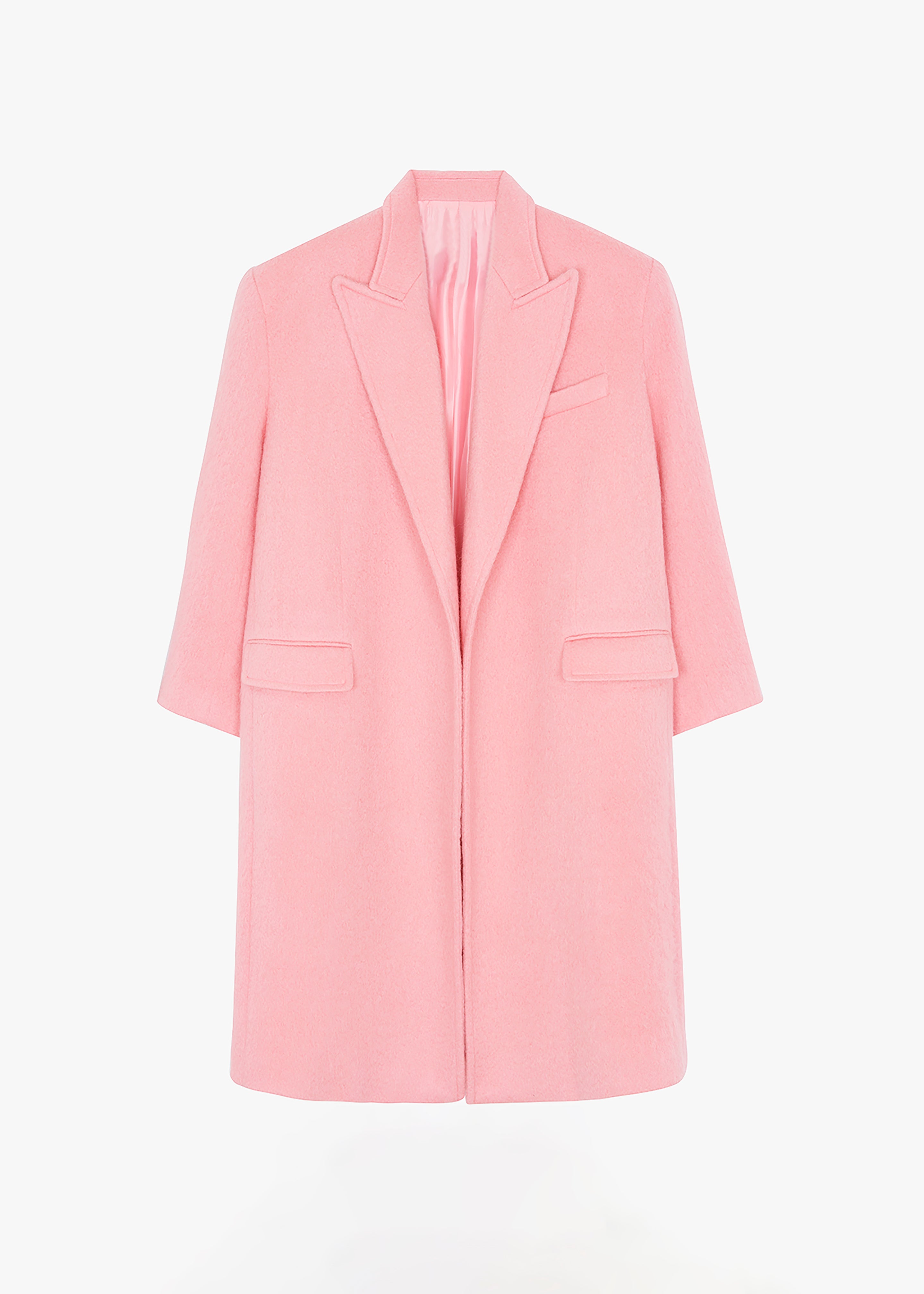 John Oversized Coat - Pink – The Frankie Shop