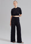 Loulou Studio Alma Crochet Pants - Black