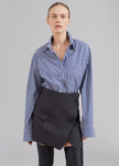 Lui Thin Stripe Shirt - Navy Stripe