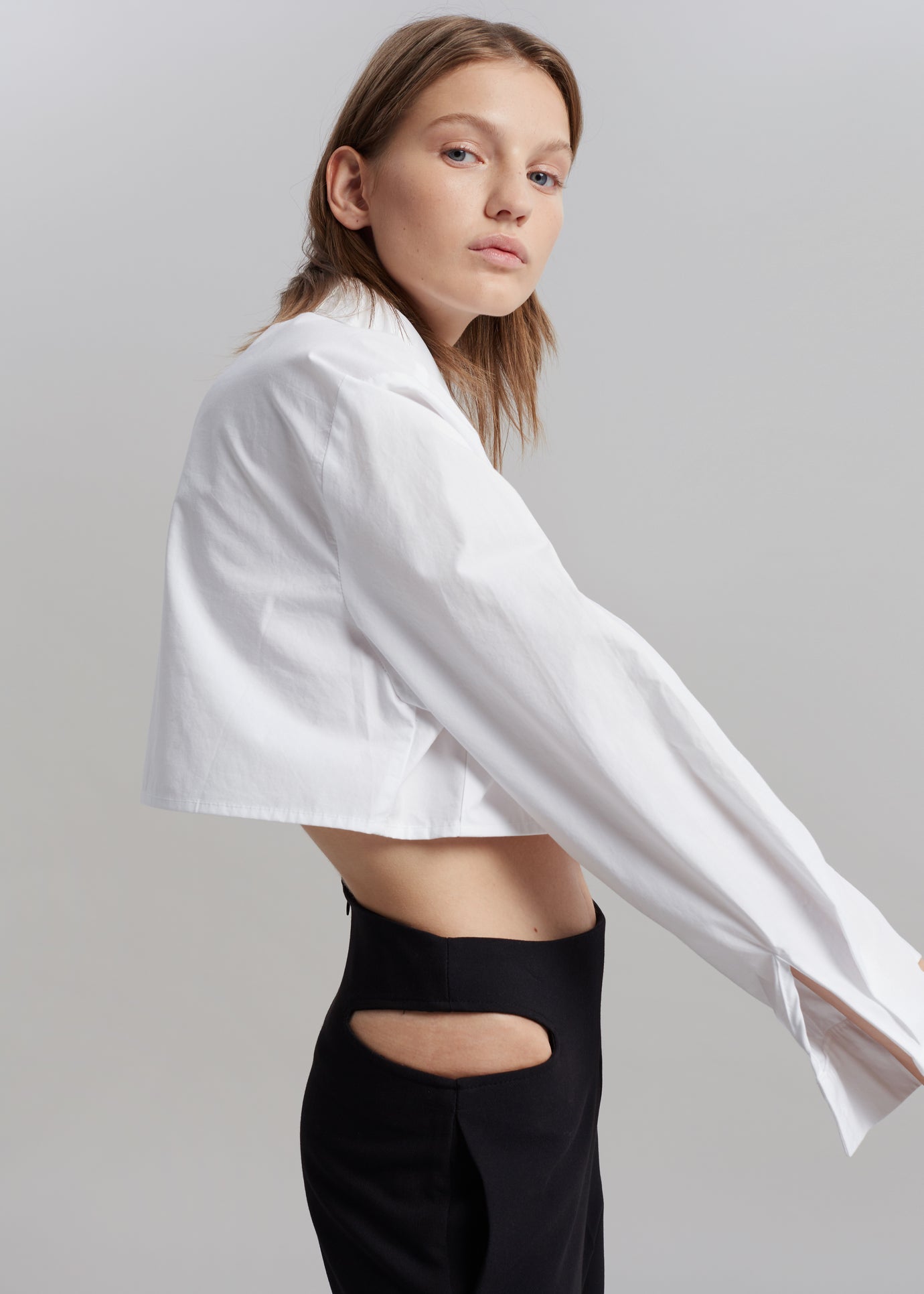 Lona Cut Out Pants - Black