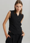 Maesa Cross Vest - Black