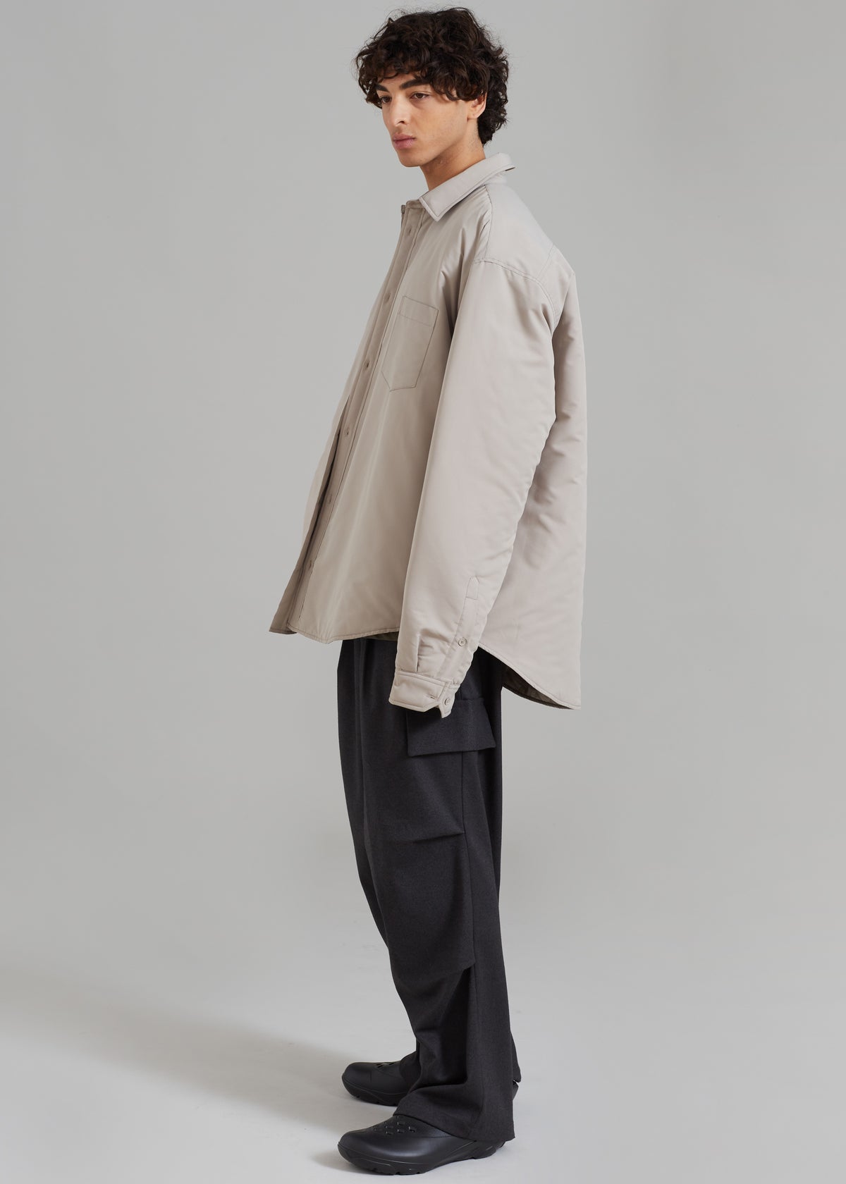 Dean Padded Shirt Jacket - Mastic - 10