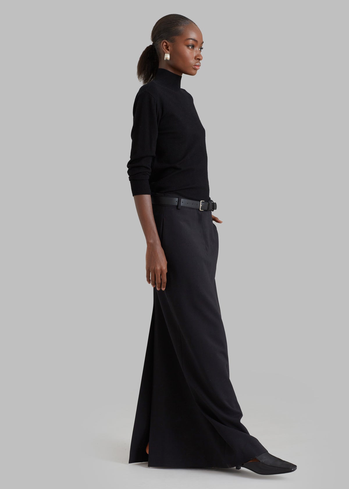 Malvo Long Pencil Skirt Black – The Frankie Shop