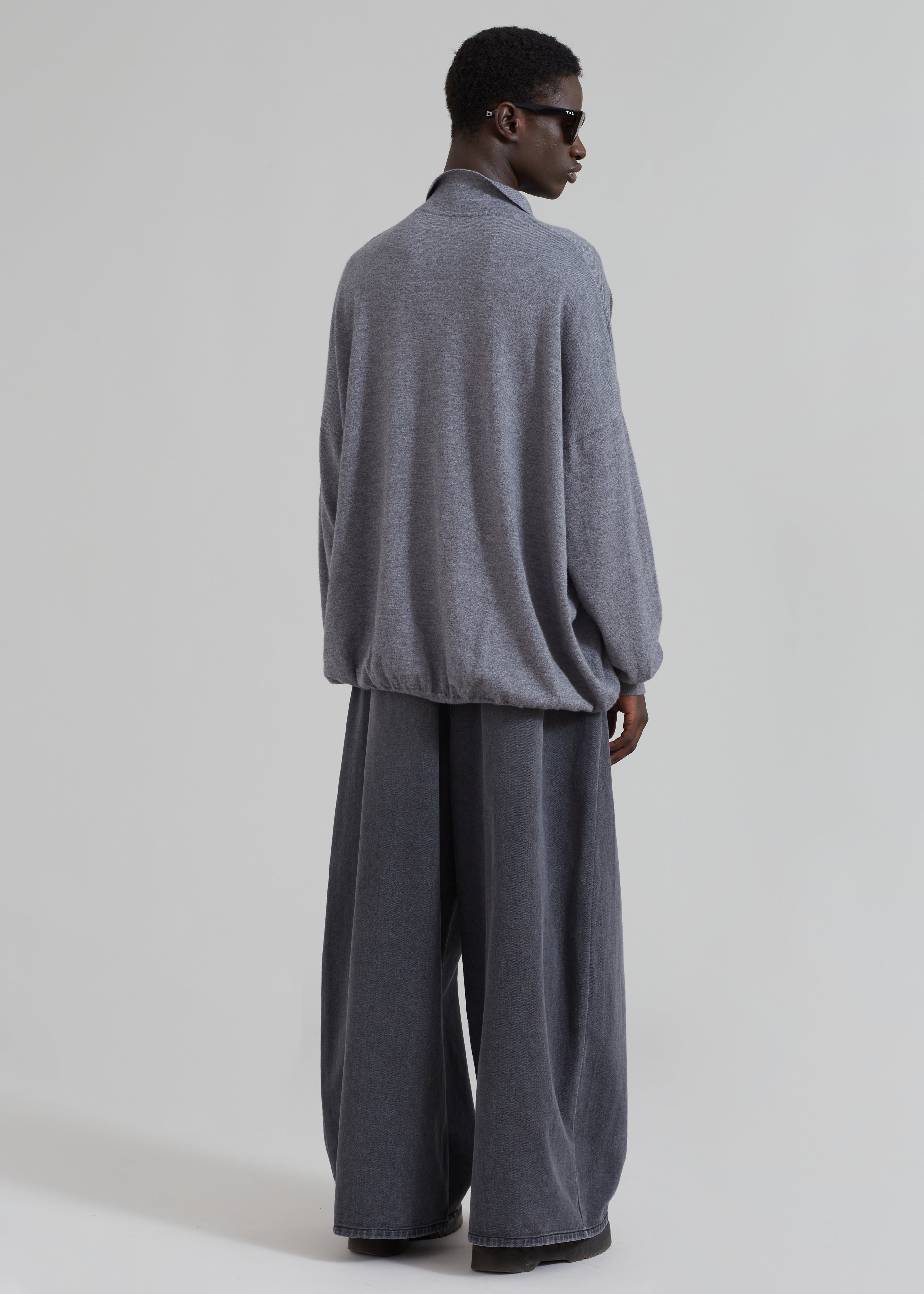 Meriel Polo Sweater - Grey - 12