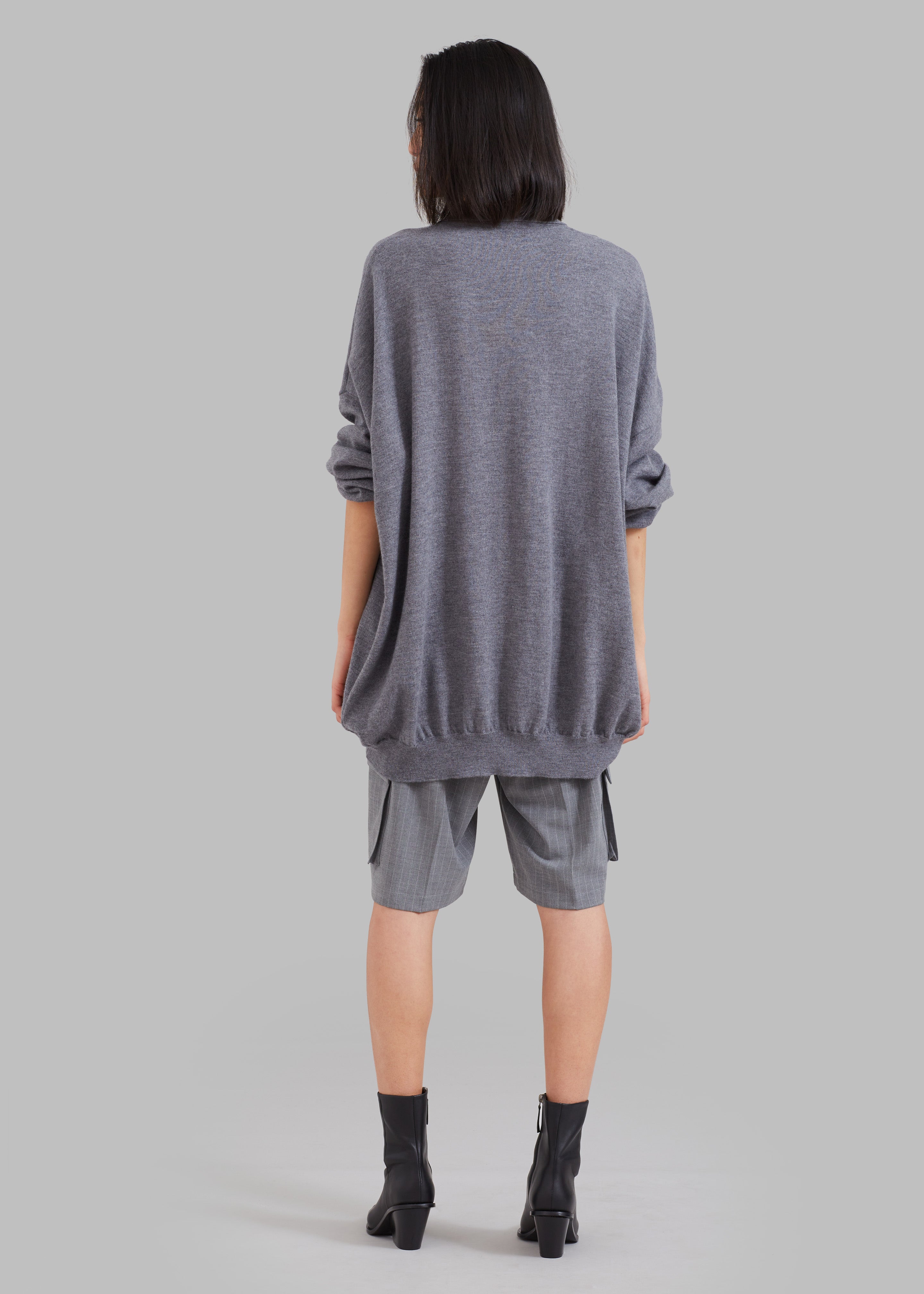 Meriel Polo Sweater - Grey - 13