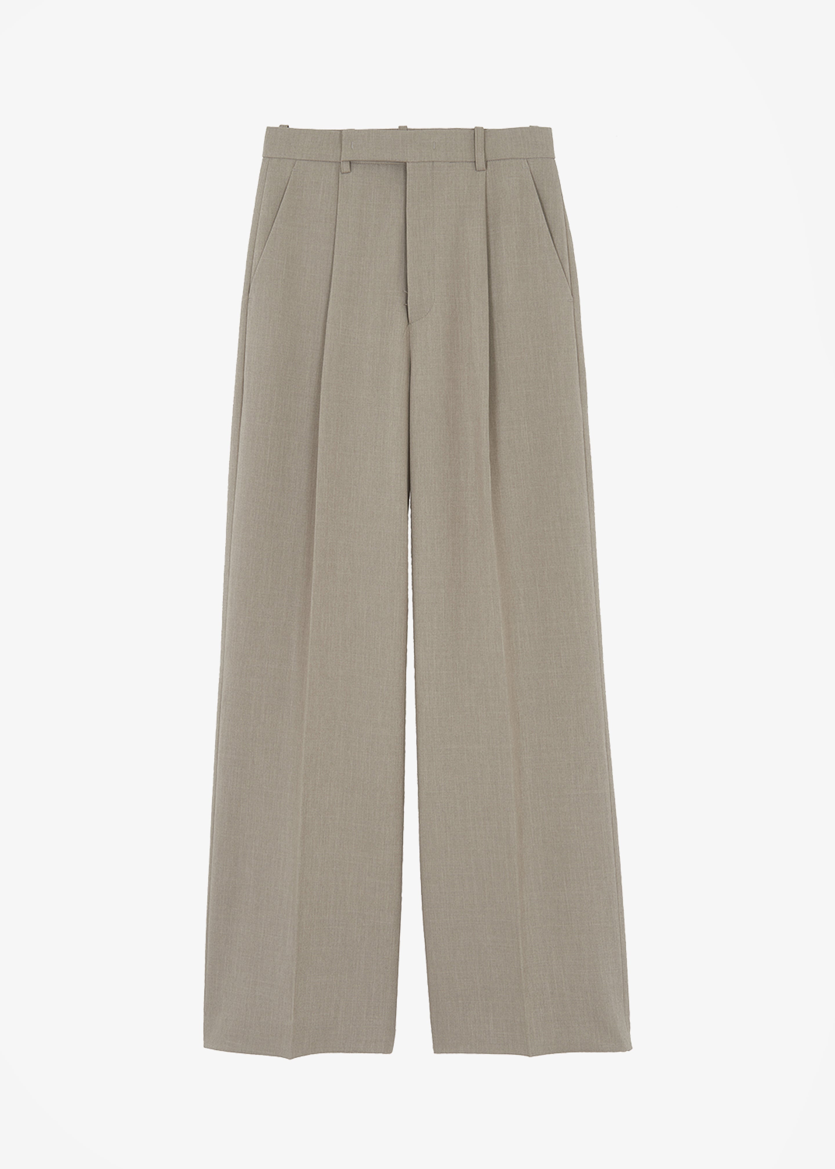Nessi Pintuck Trousers - Taupe - 11