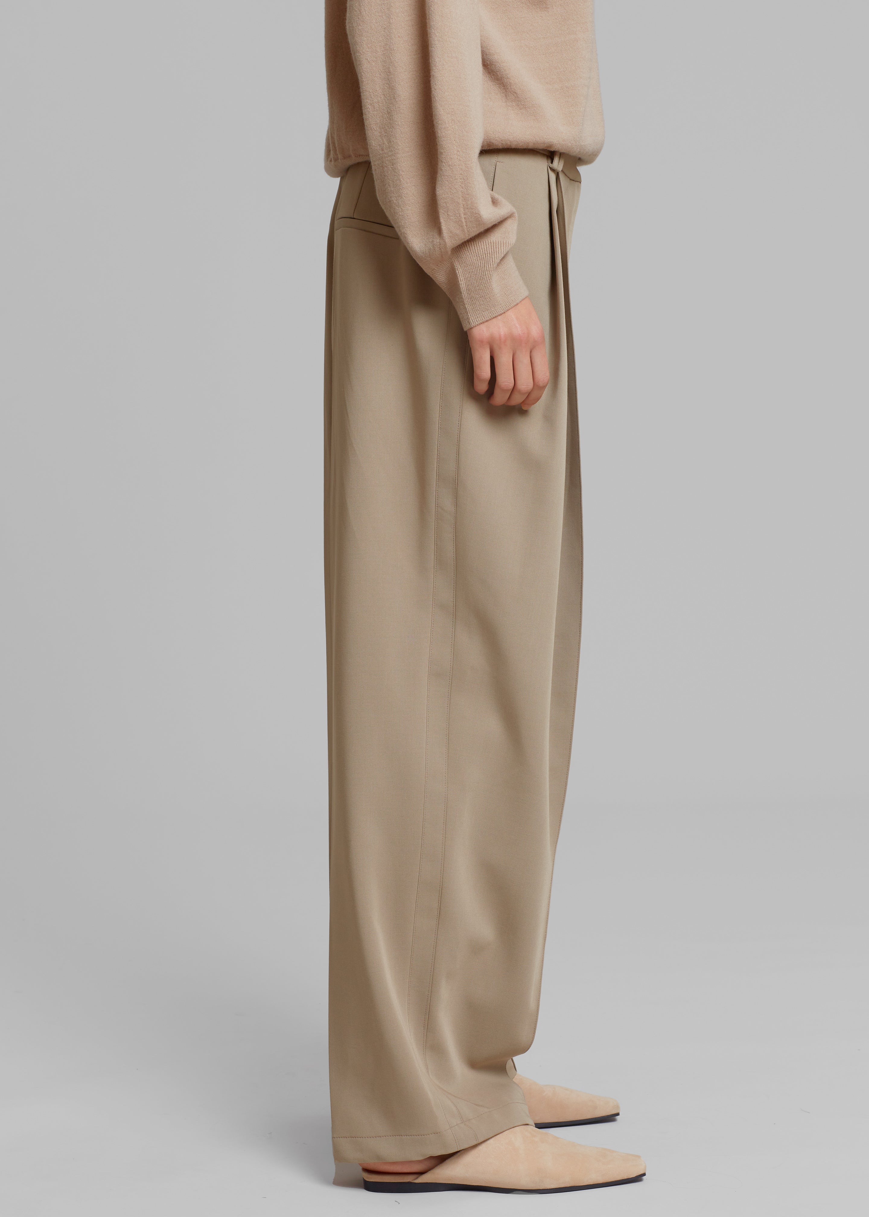 Naomie String Pants - Latte – The Frankie Shop