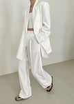 Nessi Pintuck Trousers - White