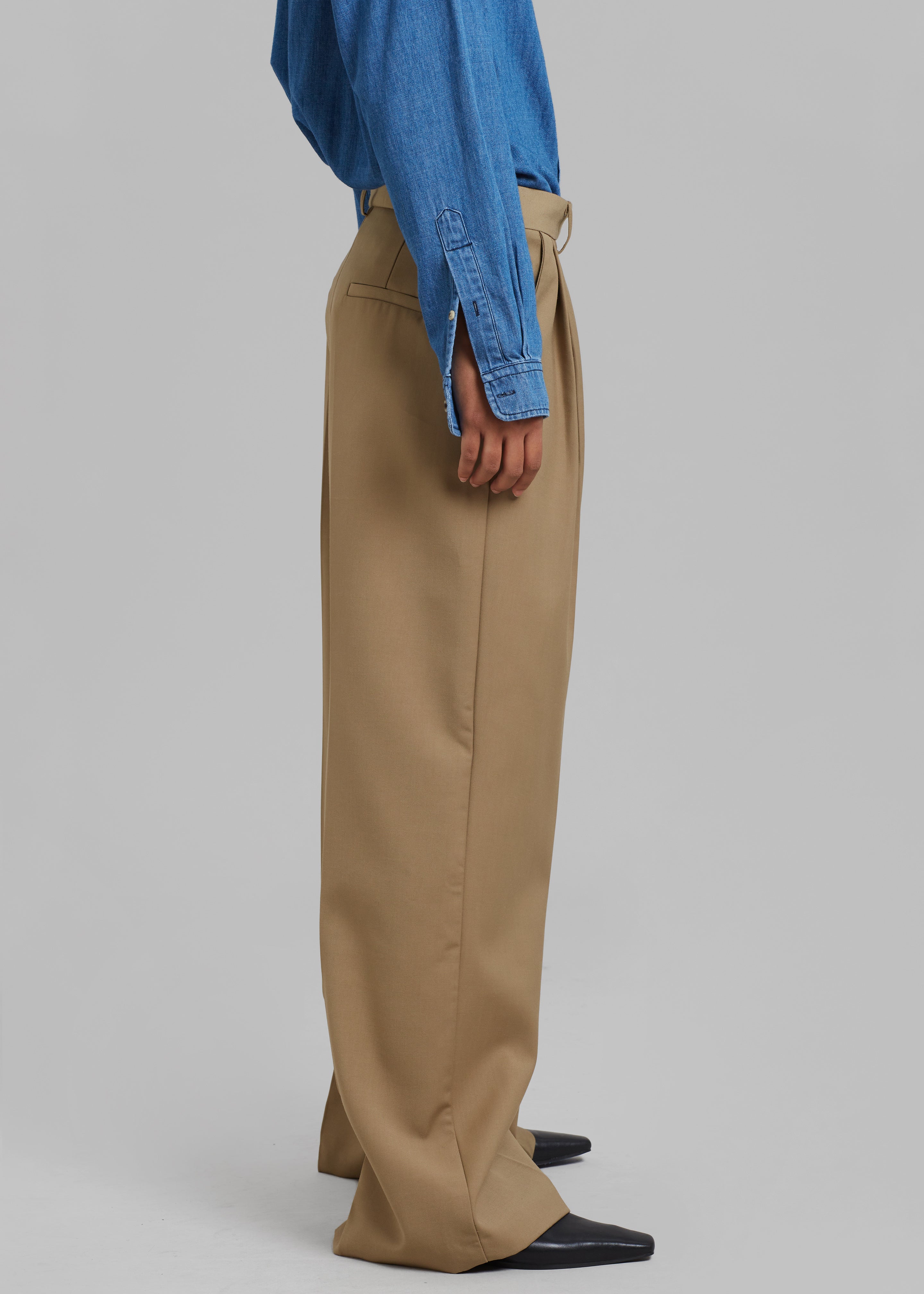 Opp Suit Pants - Taupe - 5