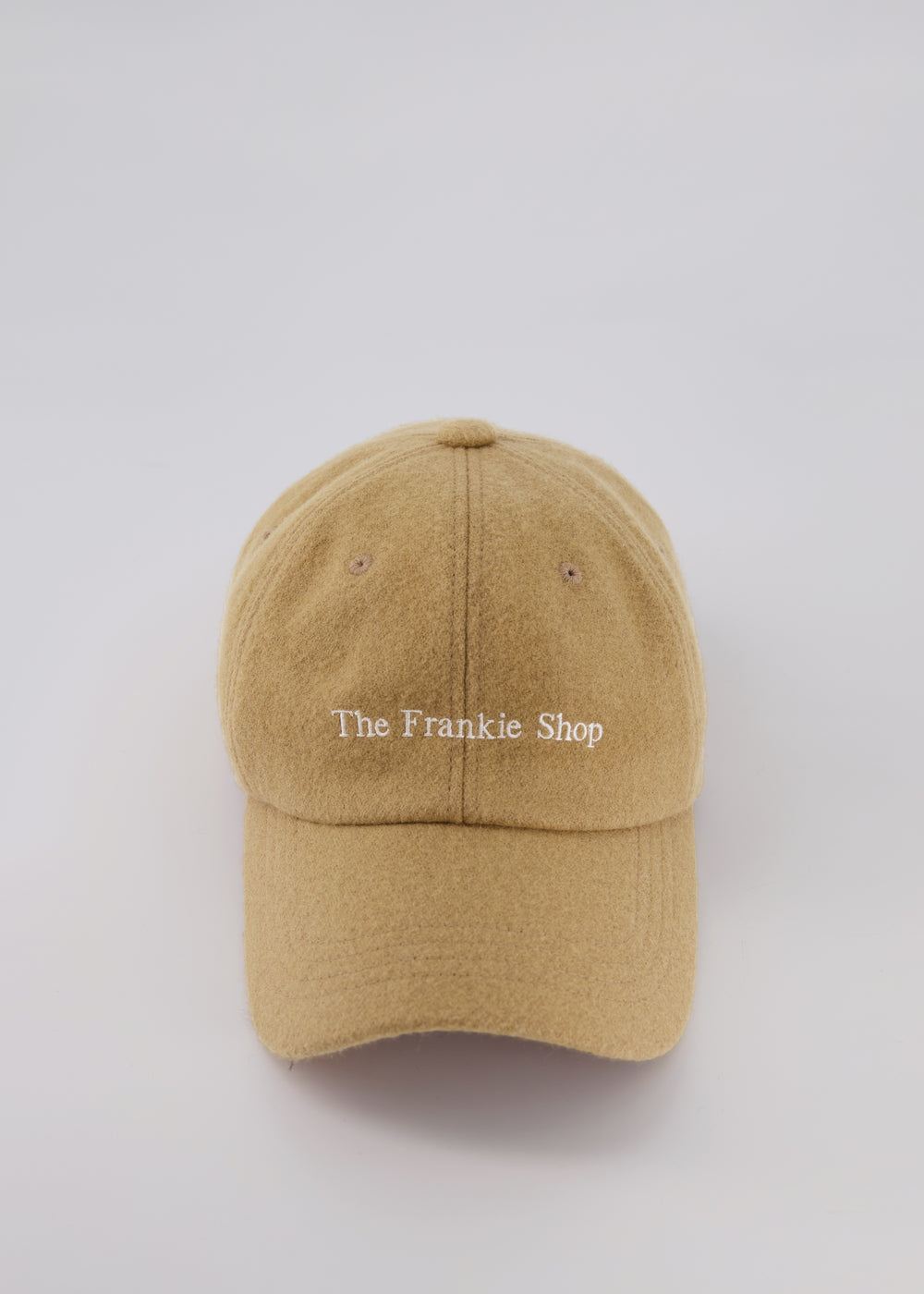 Frankie Wool Baseball Cap - Caramel