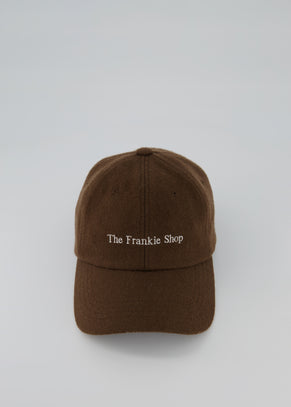 Frankie Wool Baseball Cap - Chocolate