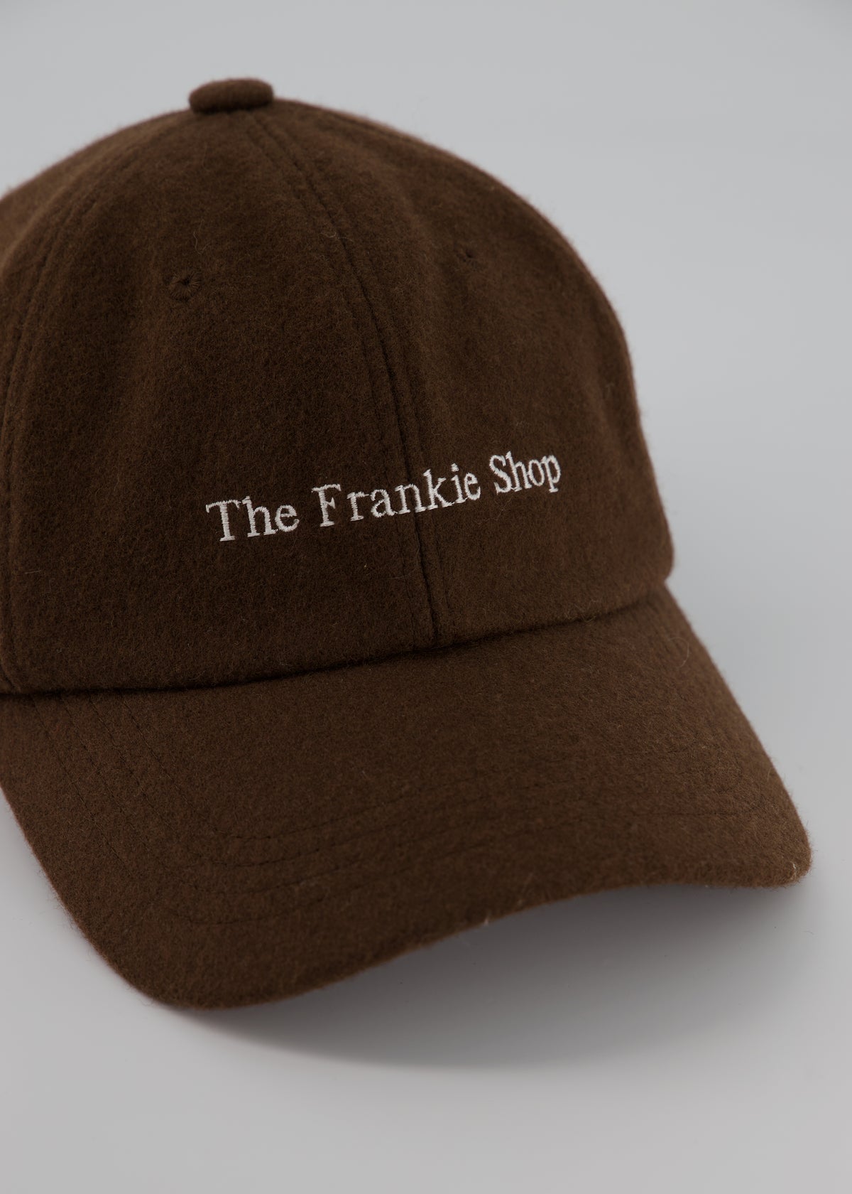 Frankie Wool Baseball Cap - Chocolate - 2