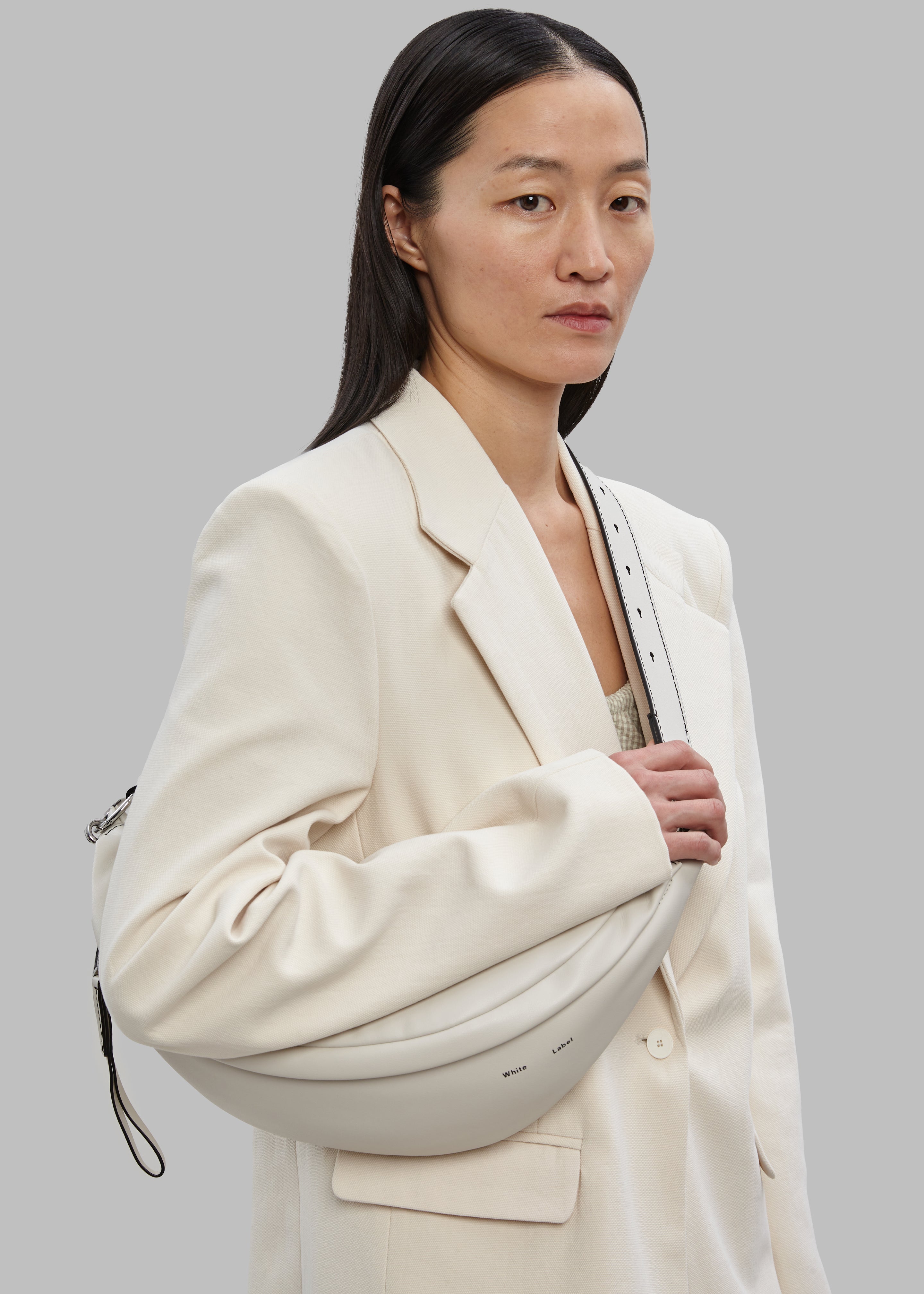 Proenza Schouler White Label Stanton Leather Sling Bag - Vanilla - 6
