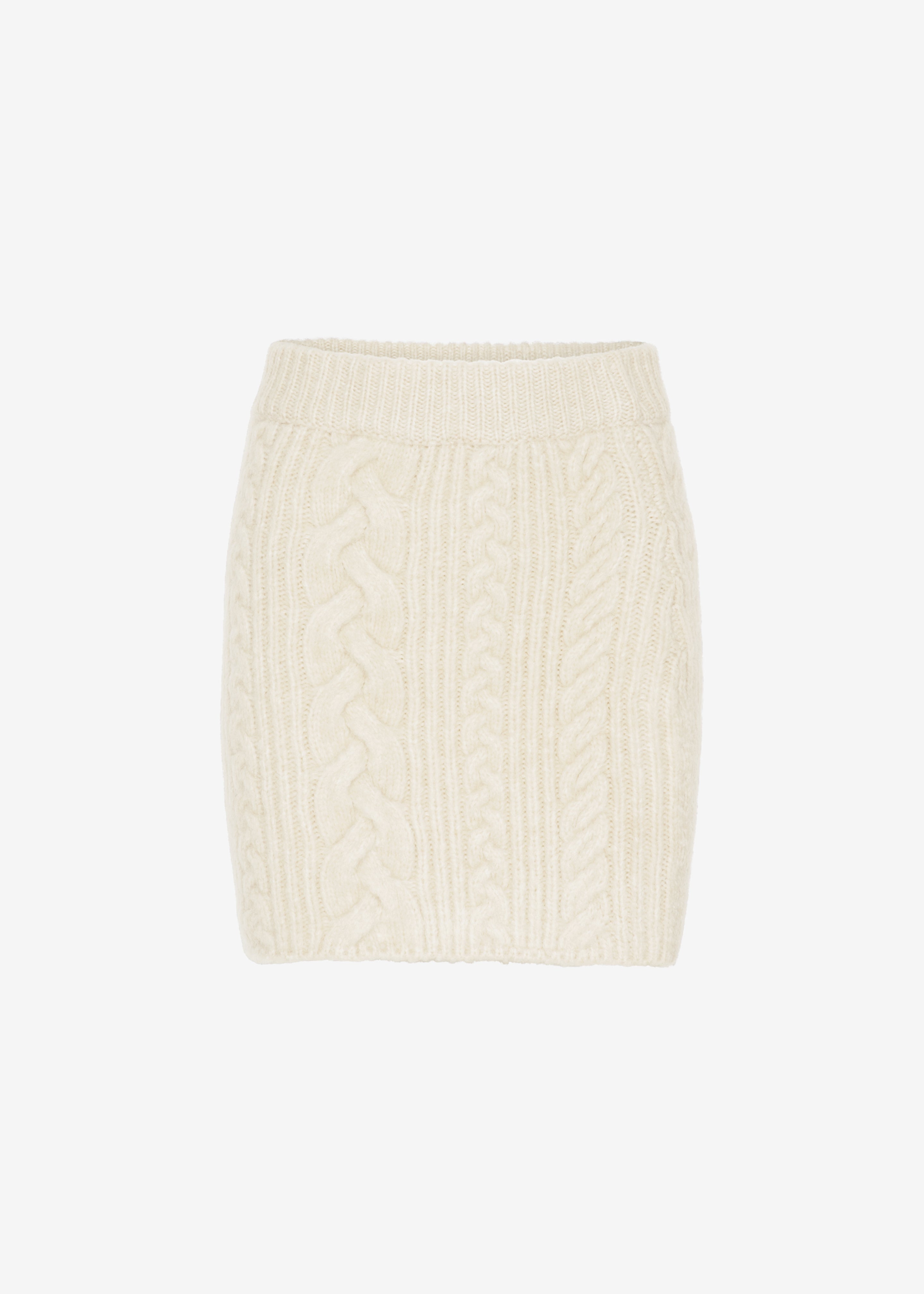 ROTATE Camly Knit Skirt - Pristine White – The Frankie Shop