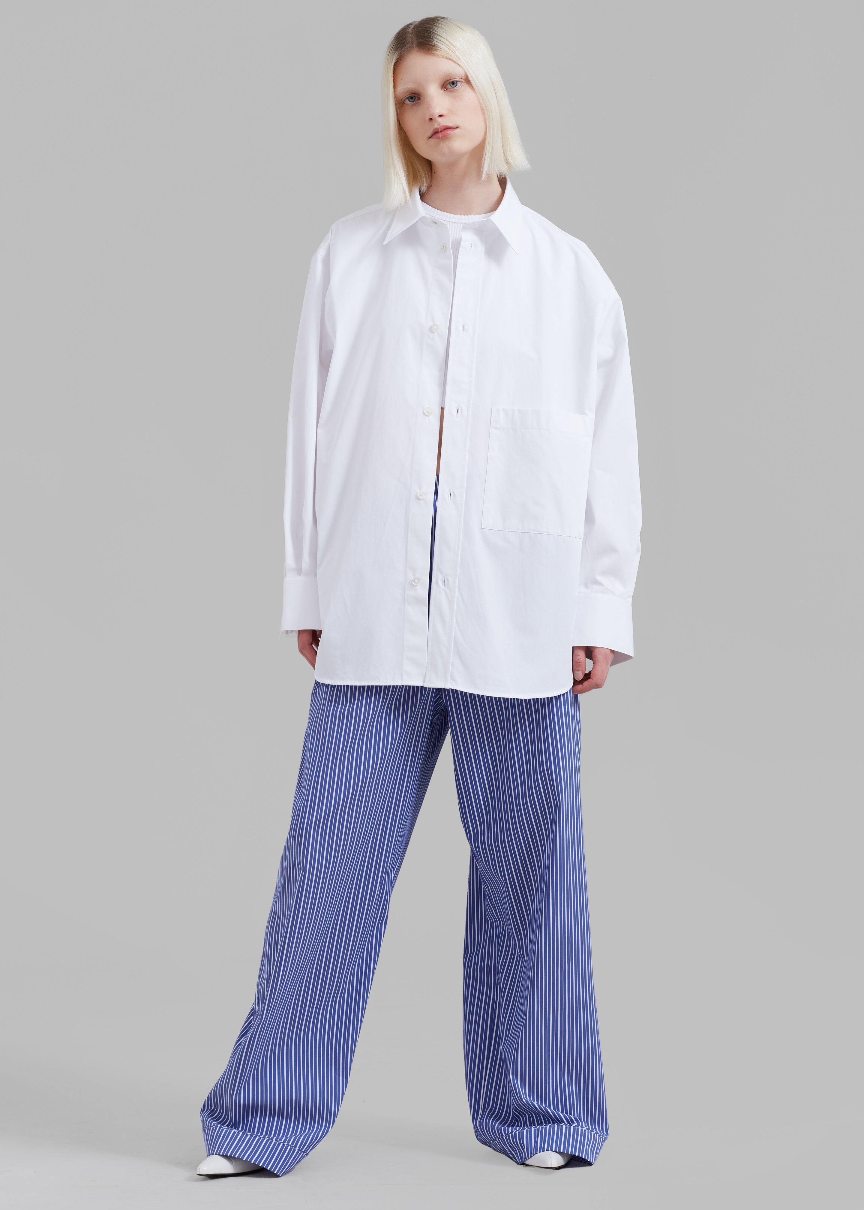 Róhe Unisex Classic Shirt - White – The Frankie Shop