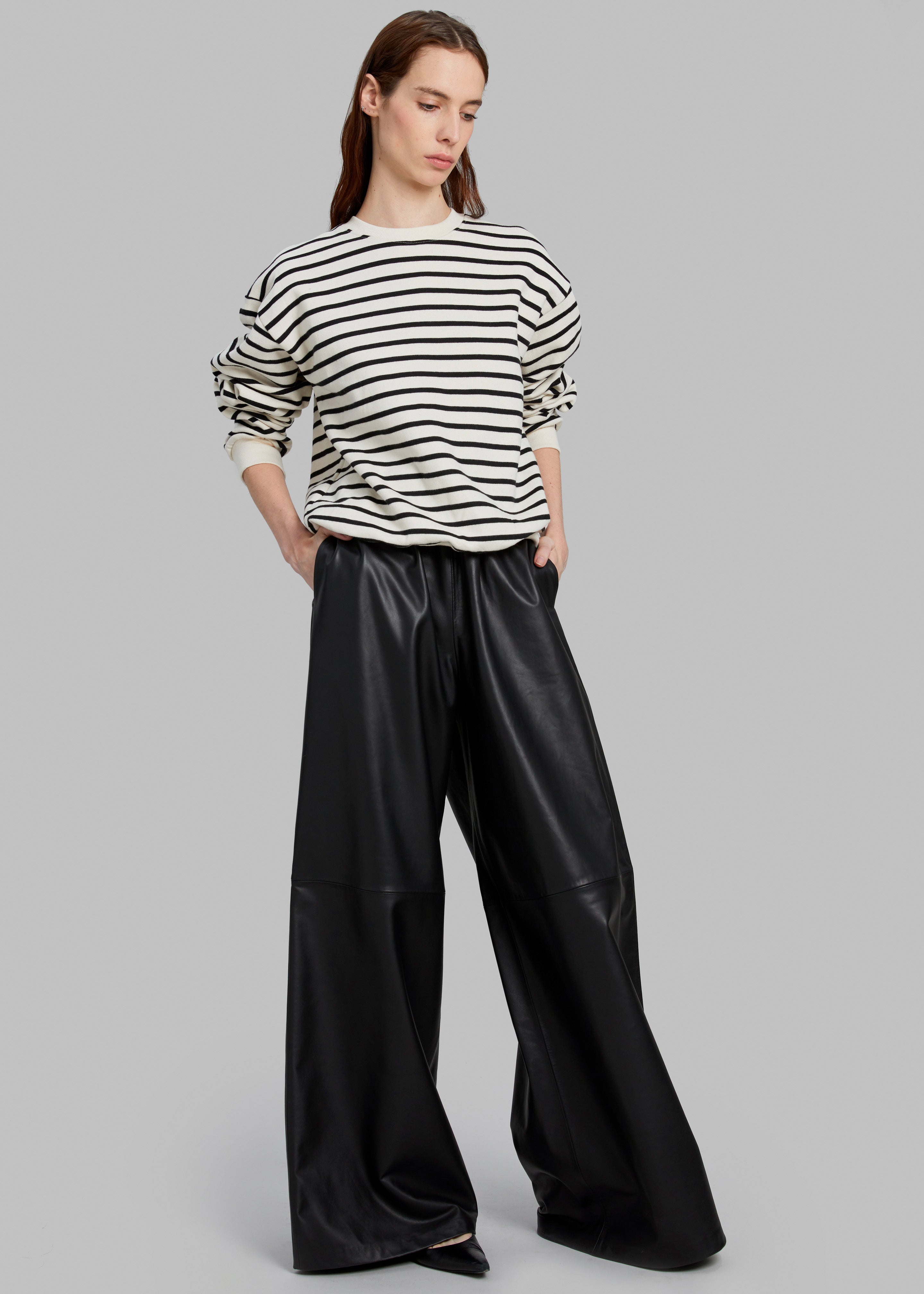 Saint Stripe Sweater - Black/White Stripe - 3