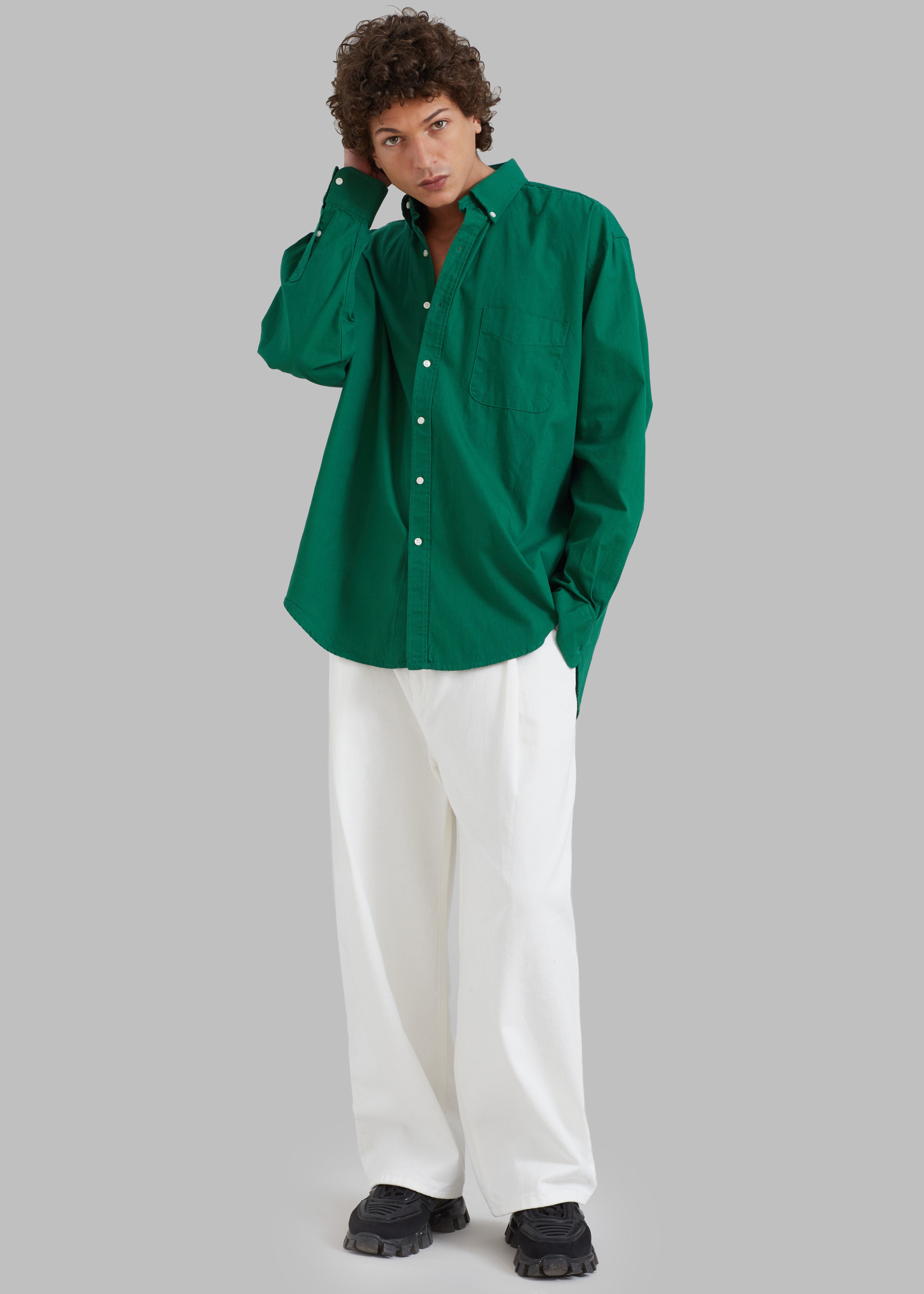 Sinclair Shirt - Green – The Frankie Shop