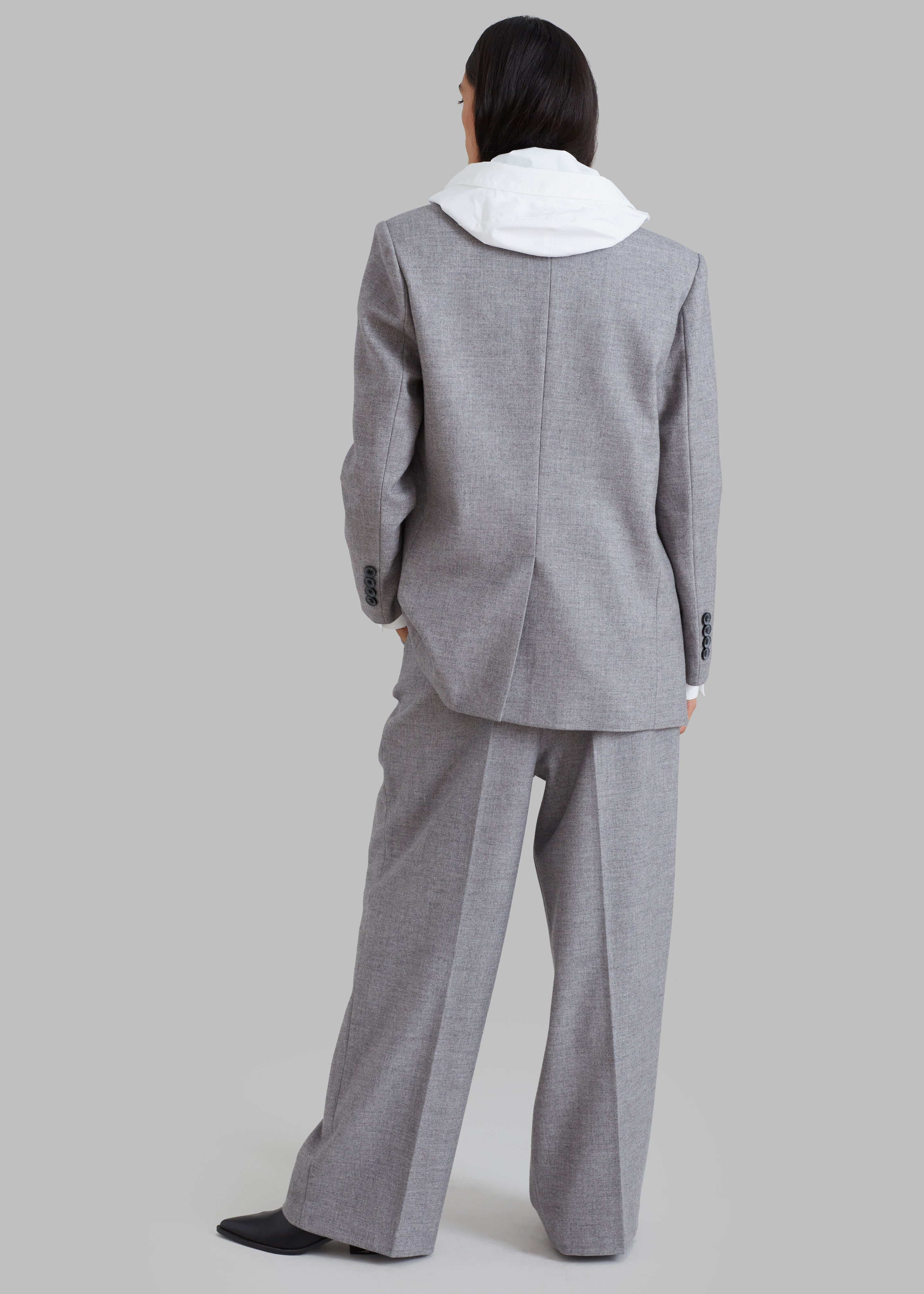 Stine Pintuck Pants - Grey - 9