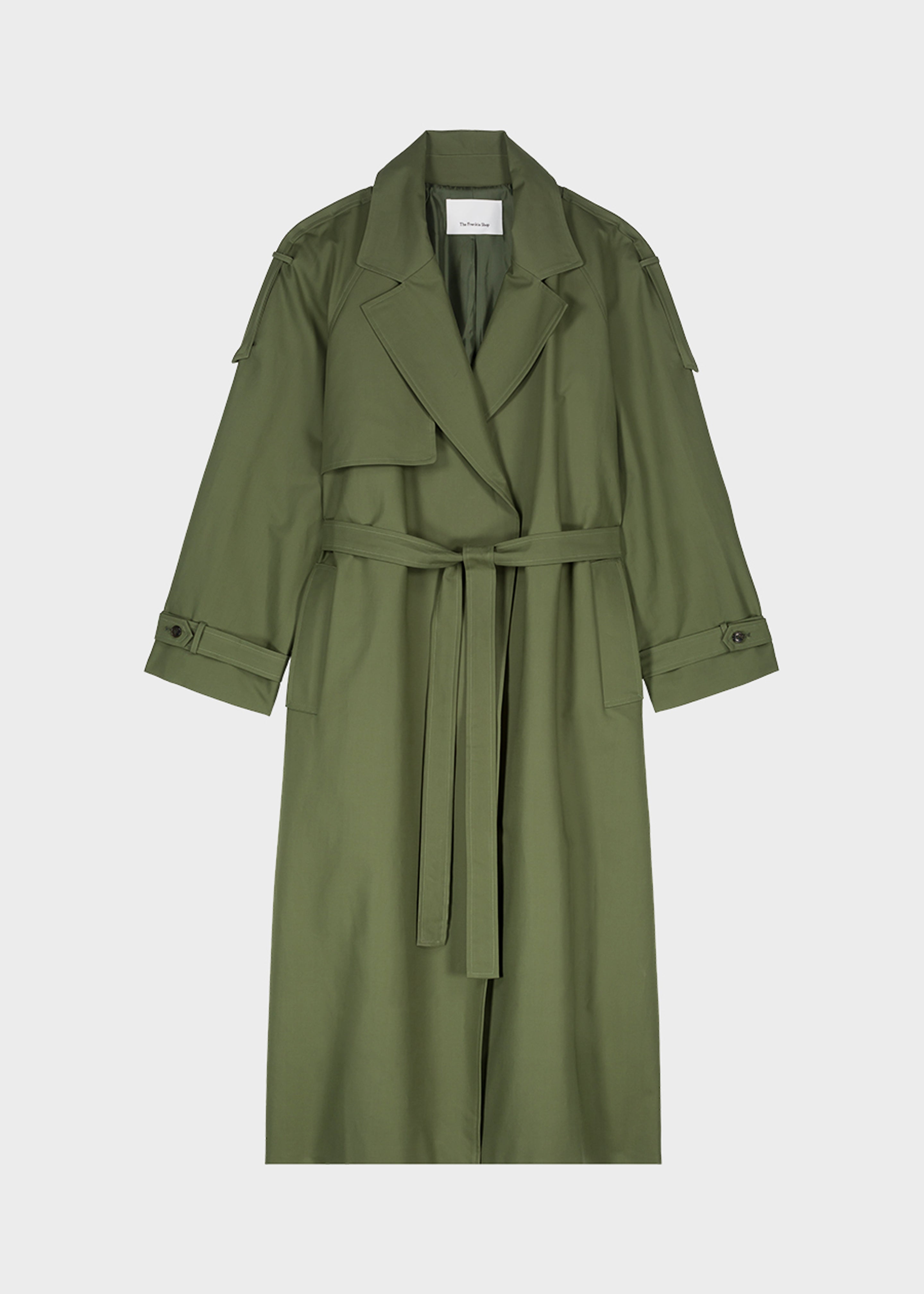 Suzanne Trench Coat - Olive - 7