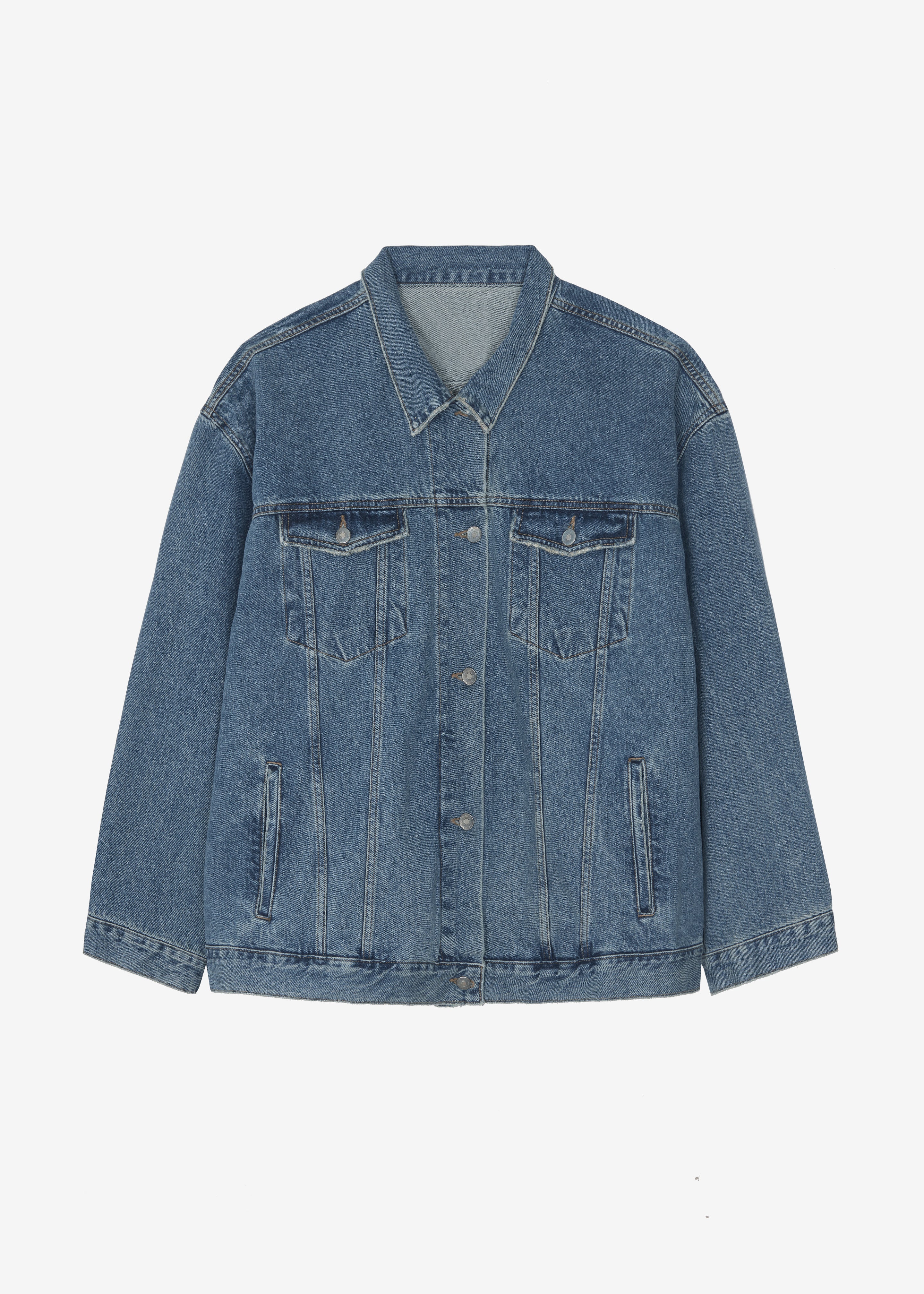 Texas Boxy Denim Jacket - Medium Wash – The Frankie Shop