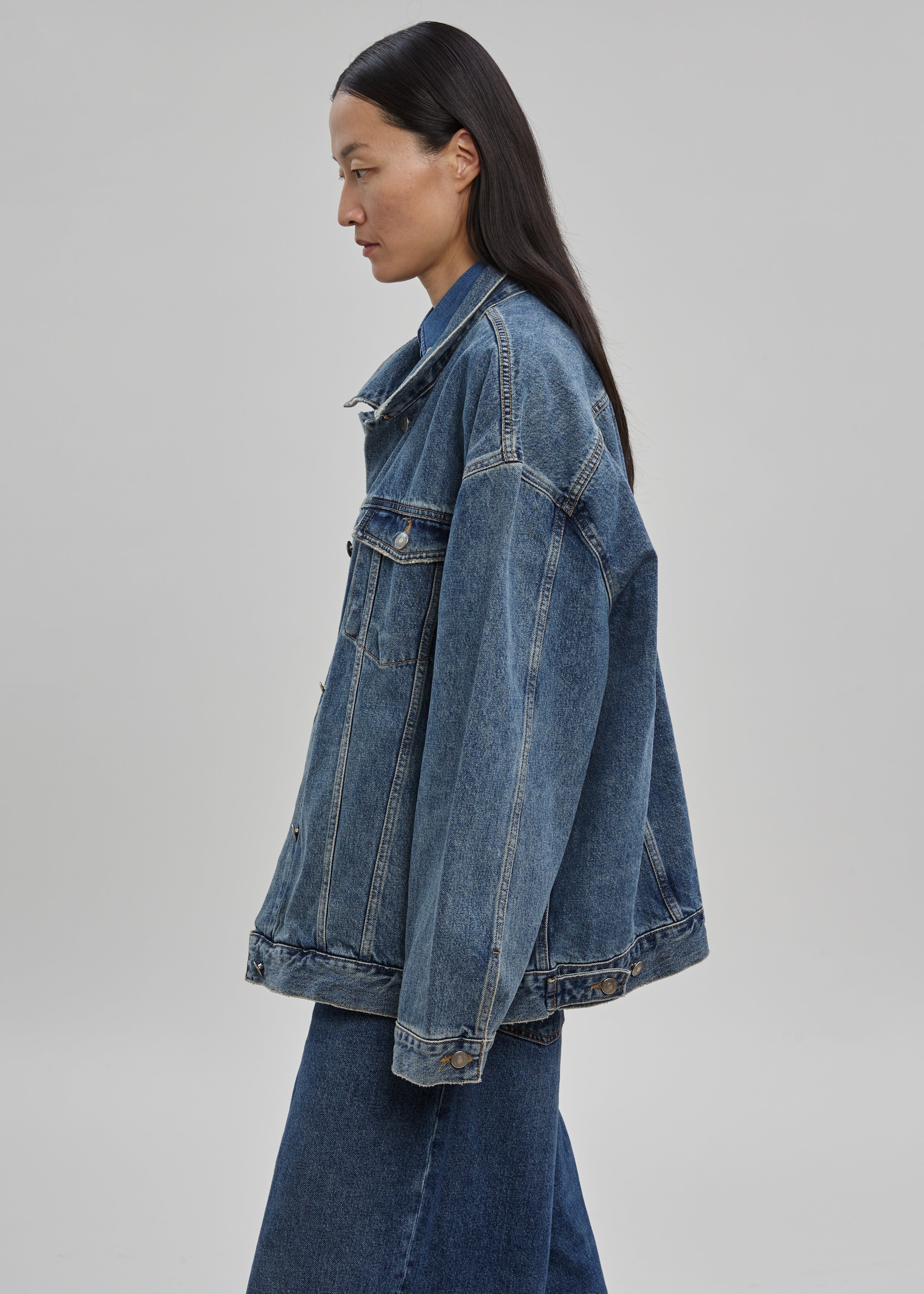 Oak and store fort denim jacket