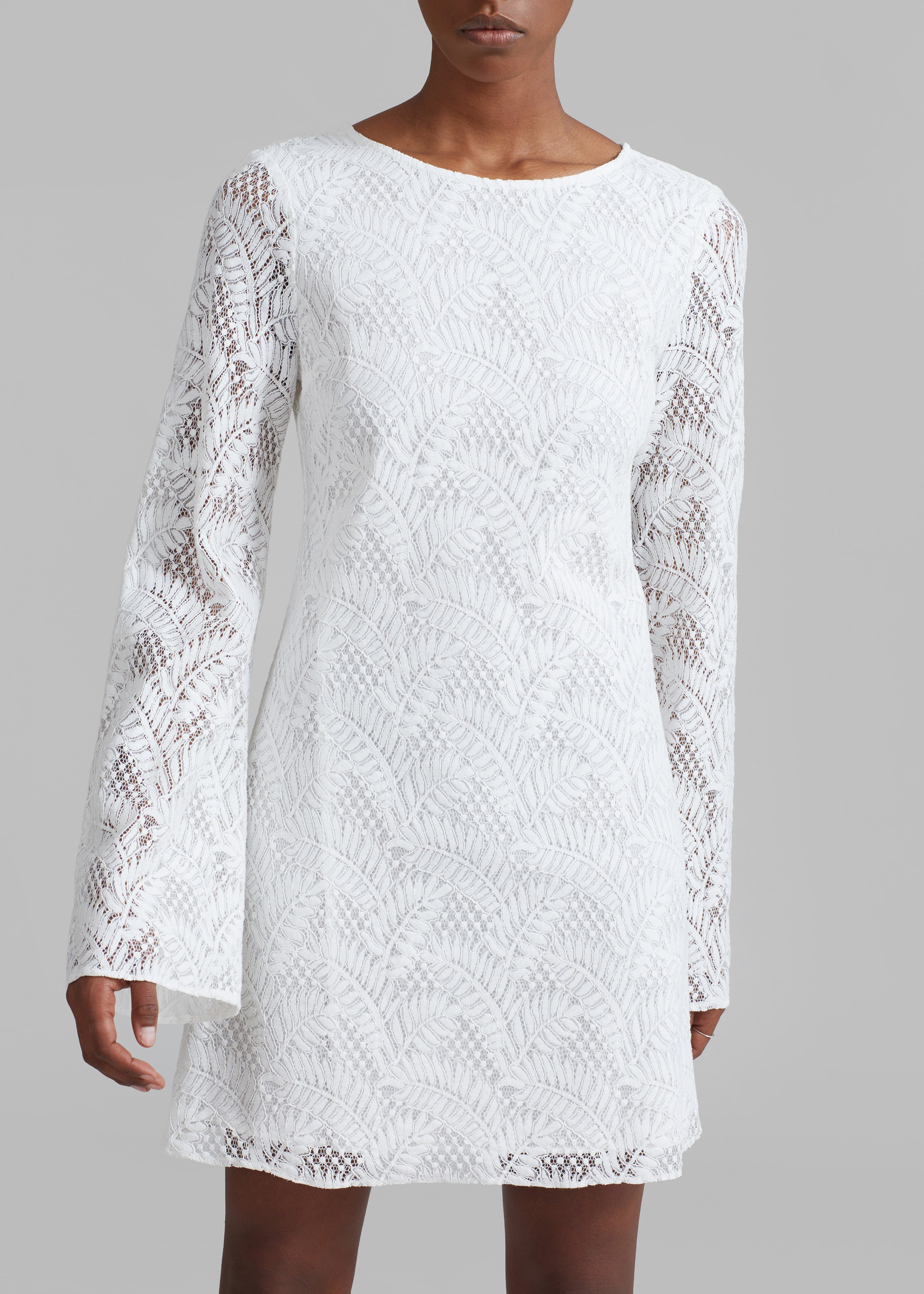 Topshop cream 2024 lace dress