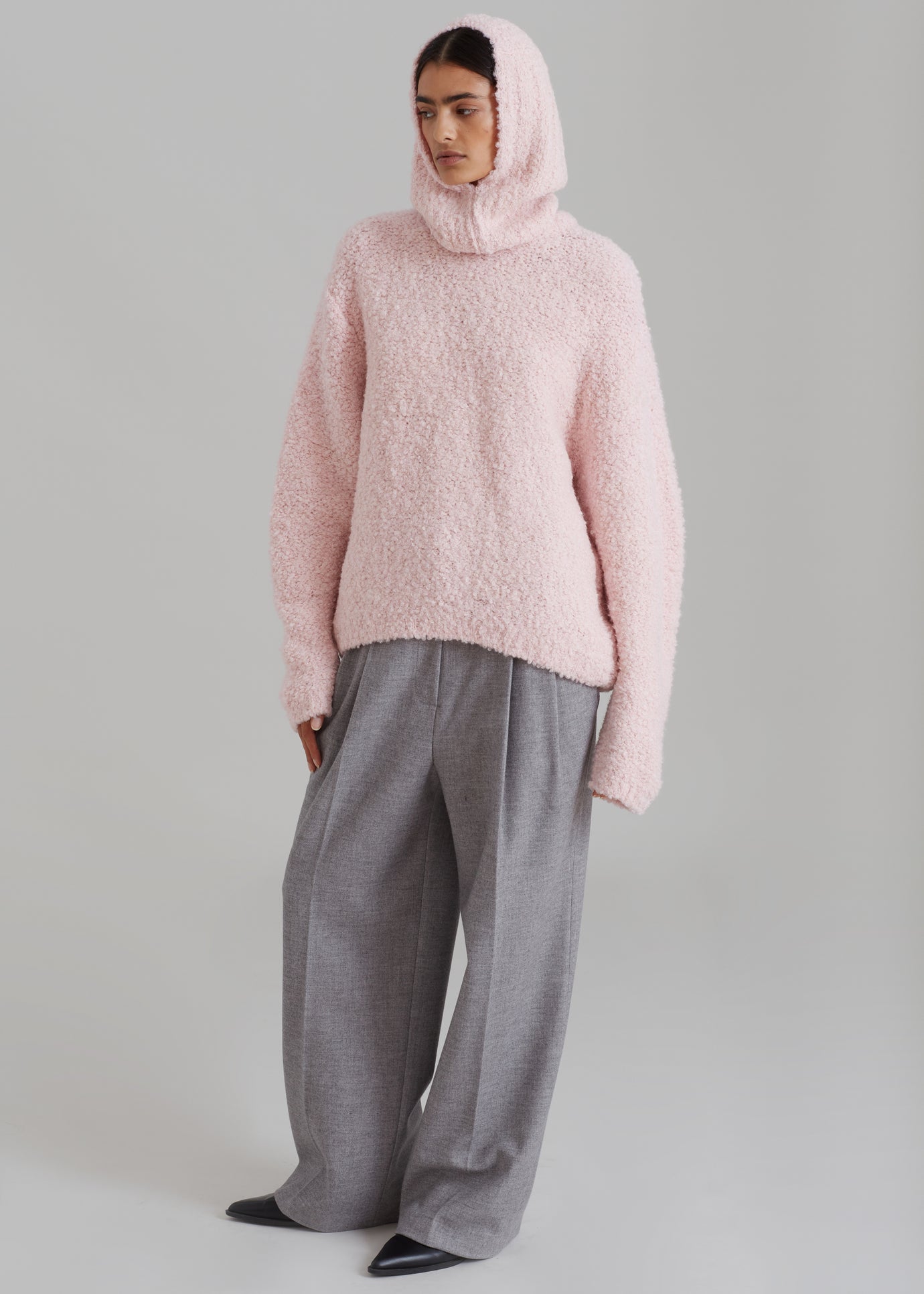 Vilo Boucle Sweater - Pink - 1