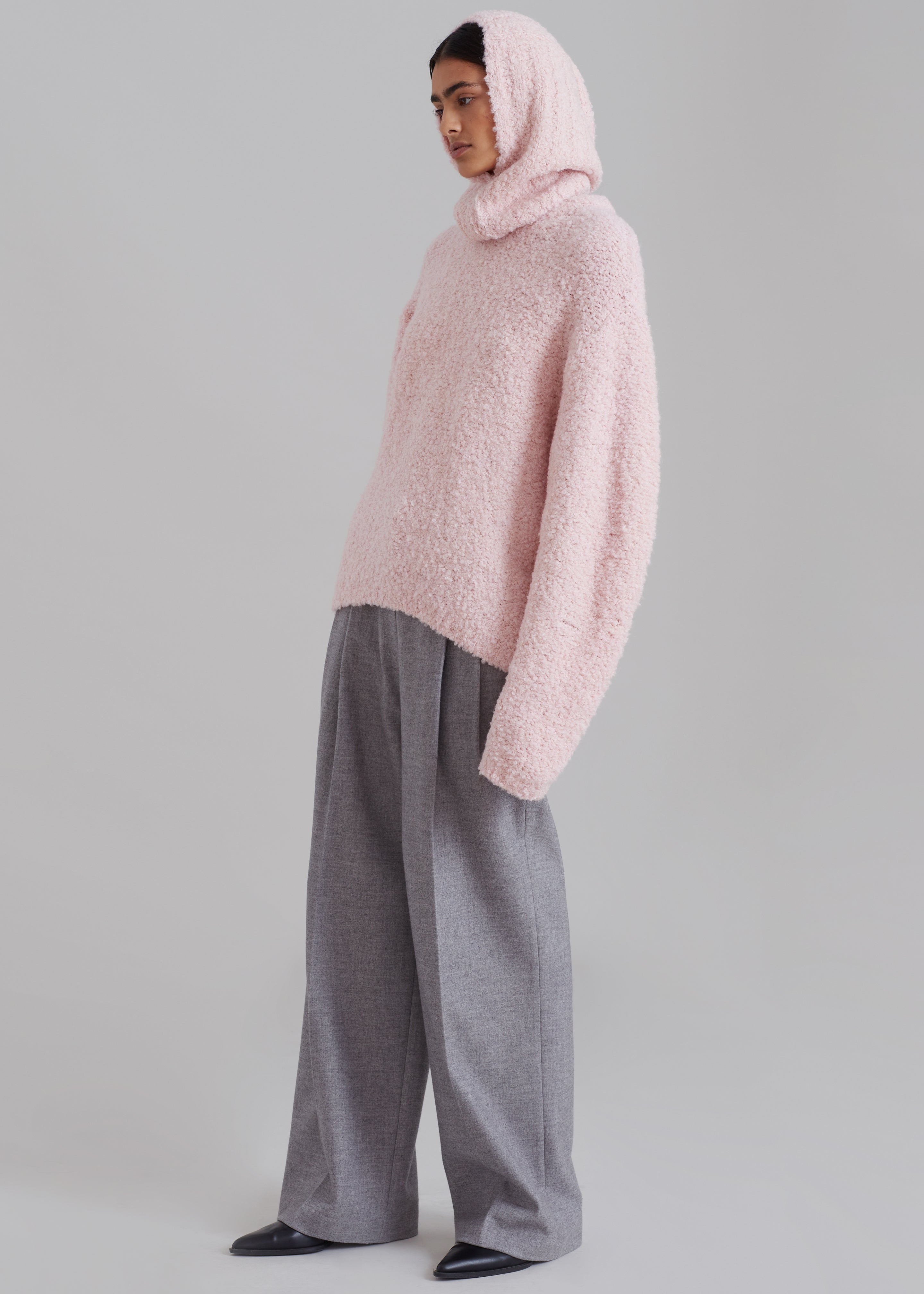 Vilo Boucle Sweater - Pink - 7