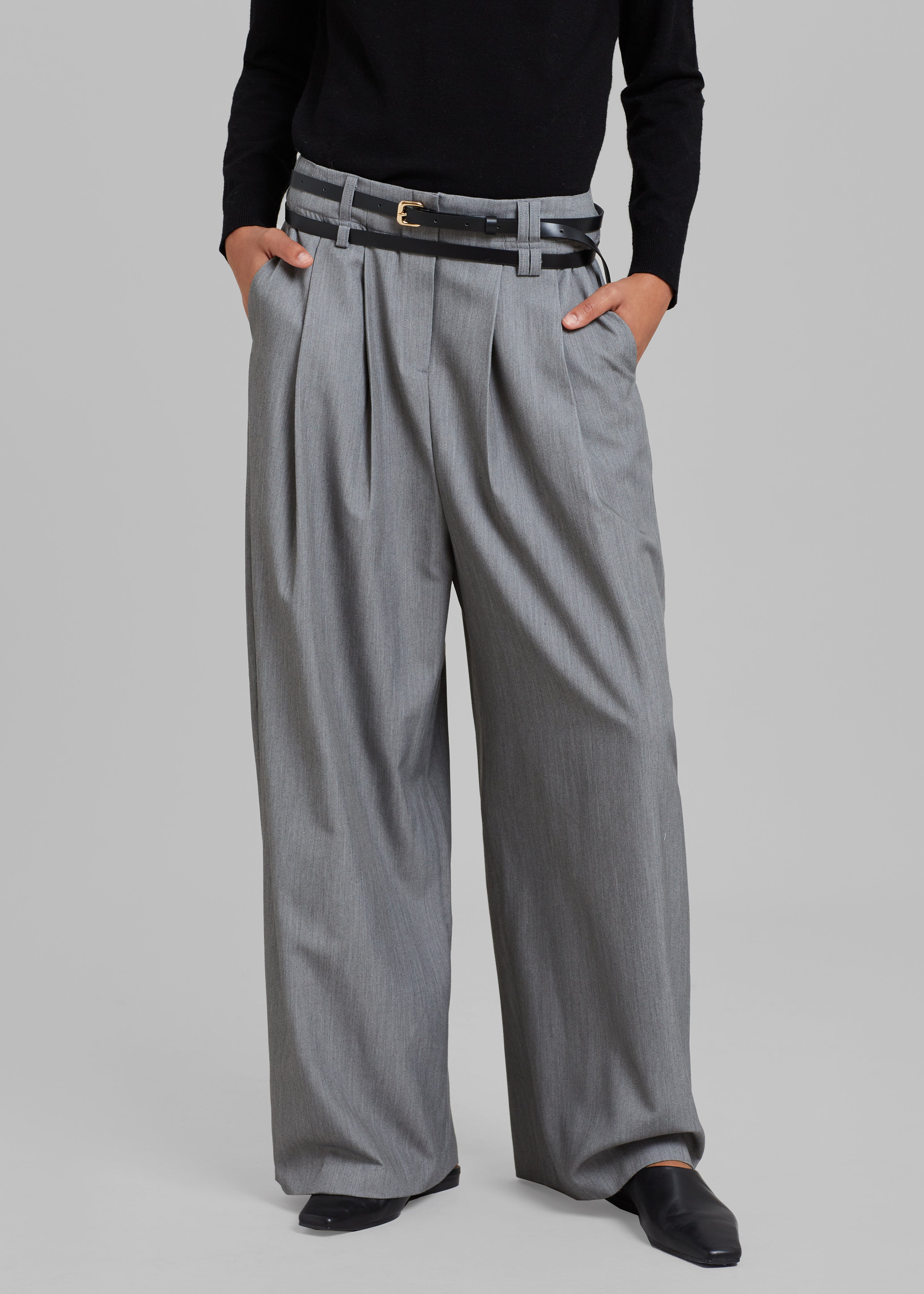 Tammi Wide Pants - Grey