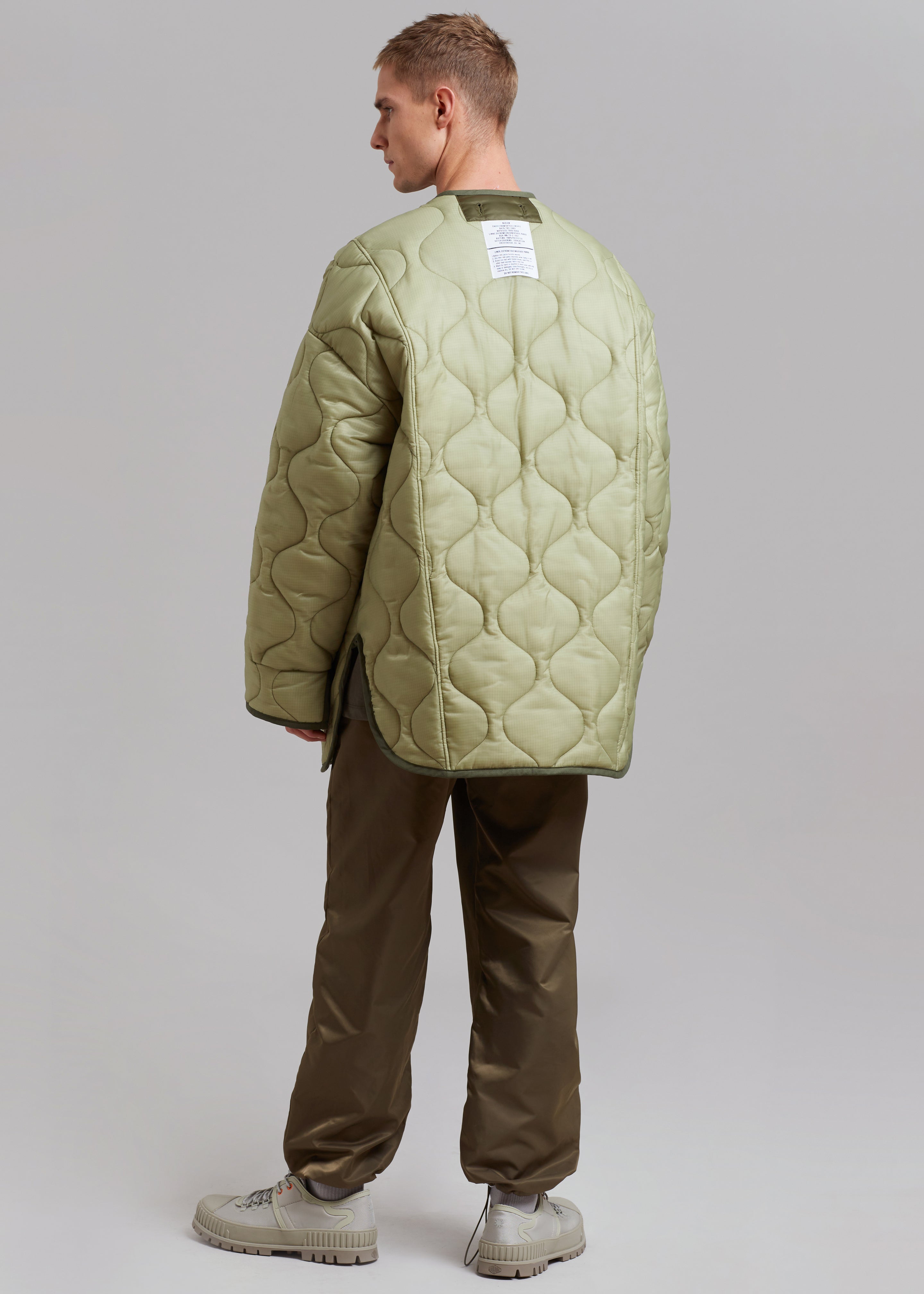 Ted Quilted Jacket - Moss Green - 8