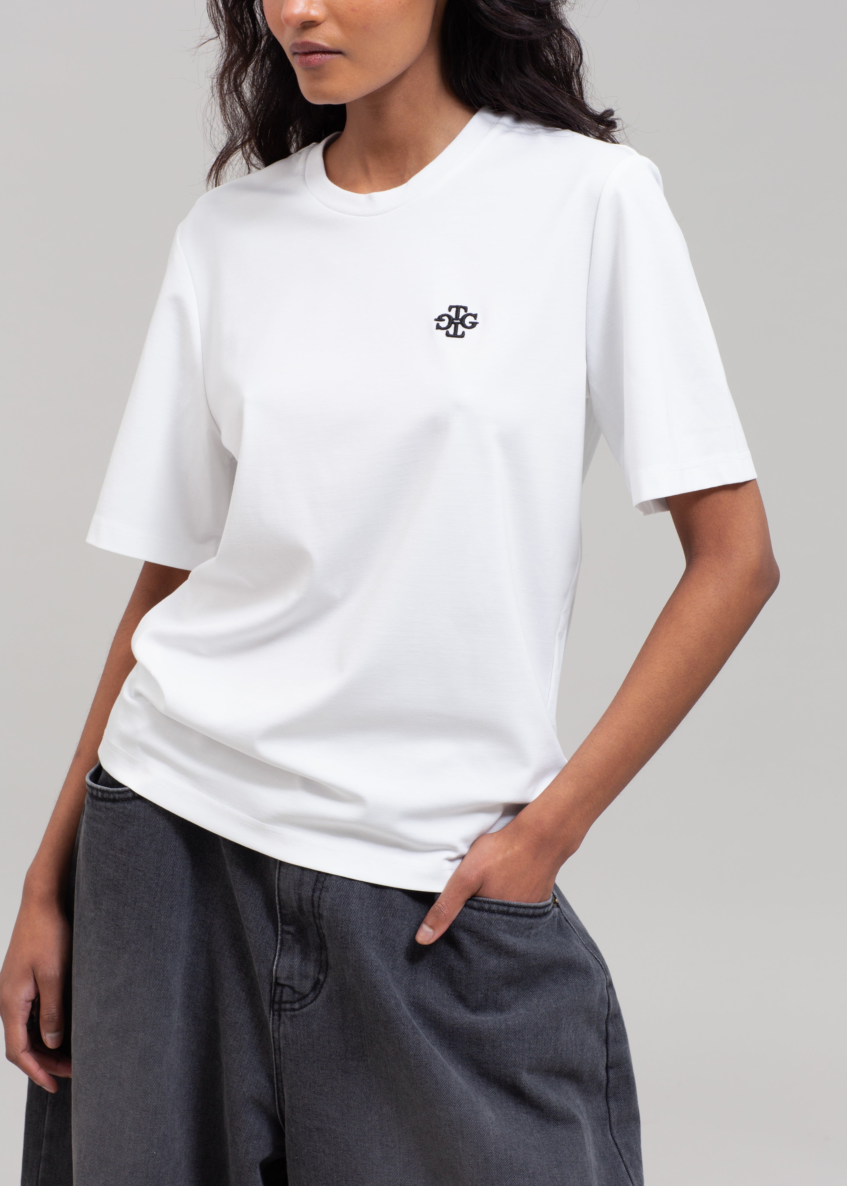 The Garment Logo Tee - White