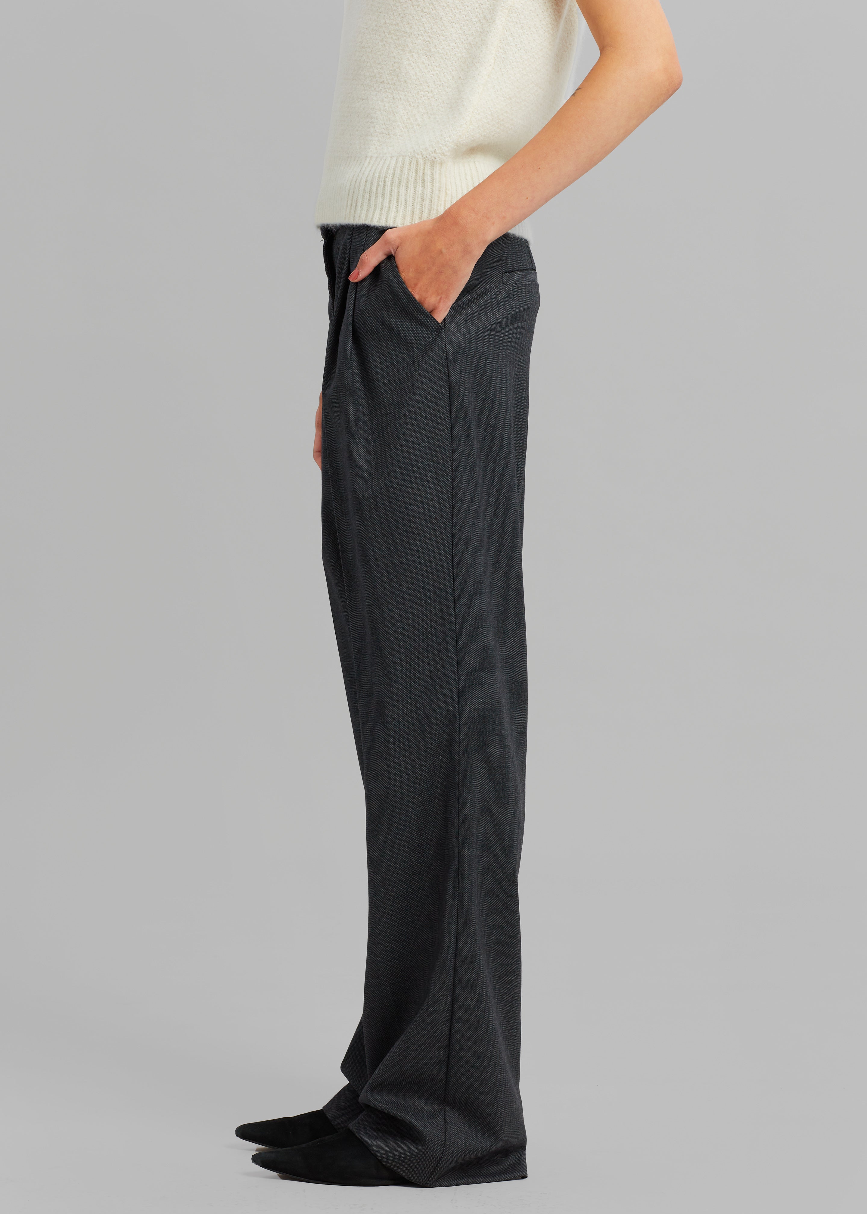 The Garment Princeton Pleat Pants - Grey - 5