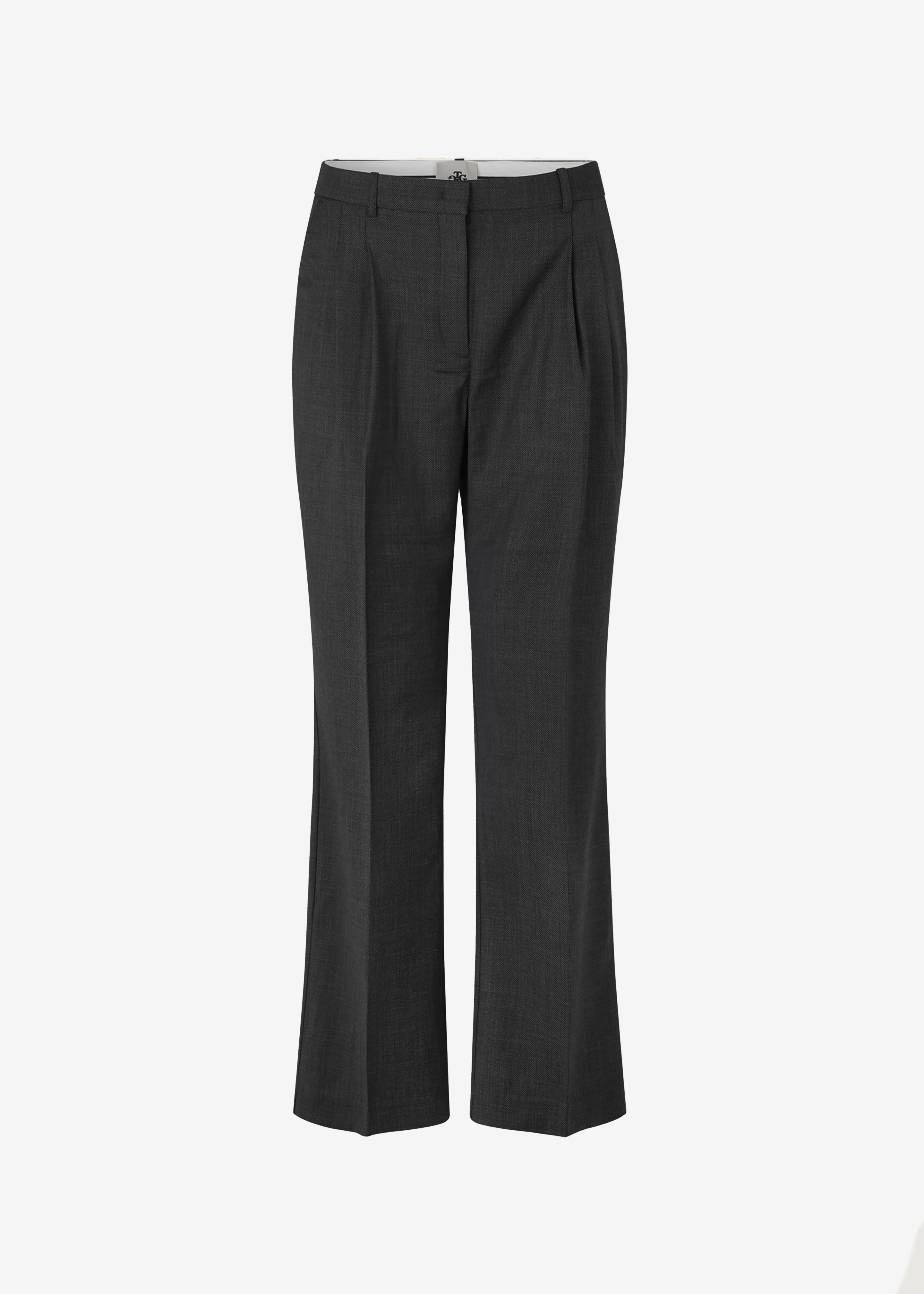 The Garment Princeton Pleat Pants - Grey - 10