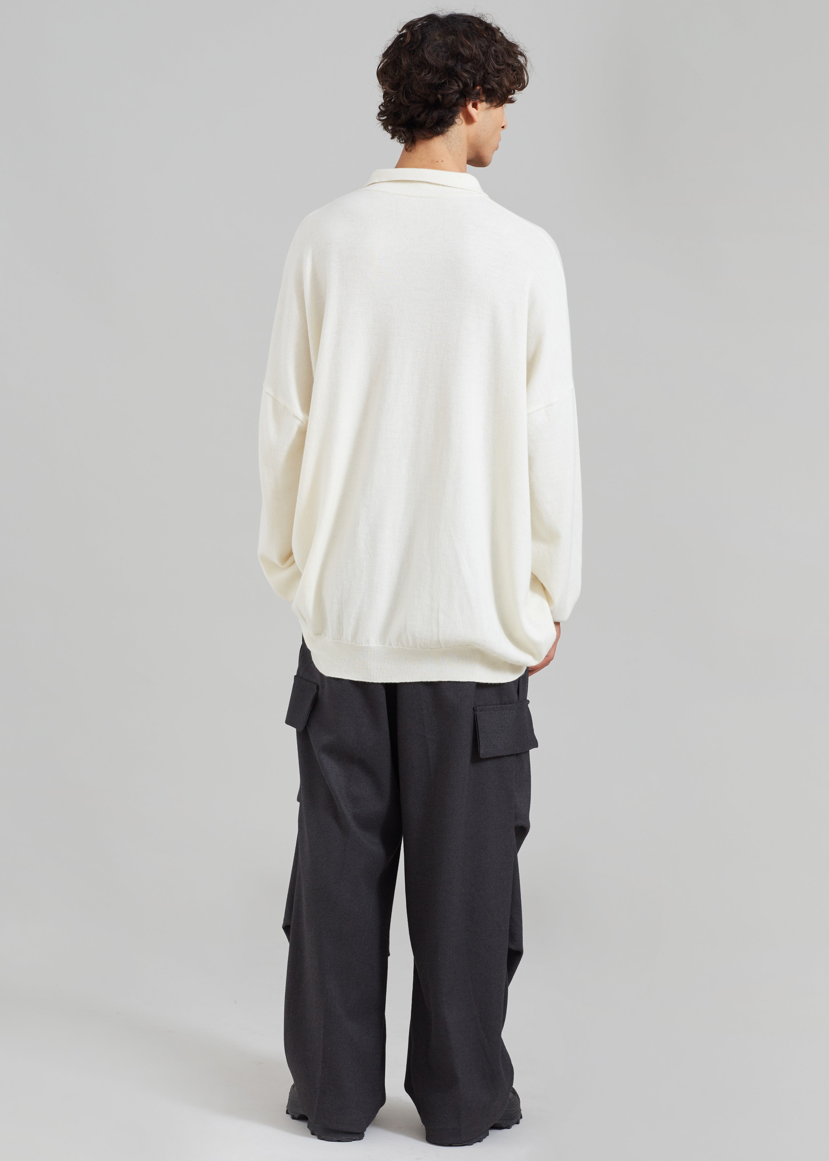 Meriel Polo Sweater - Cream - 11