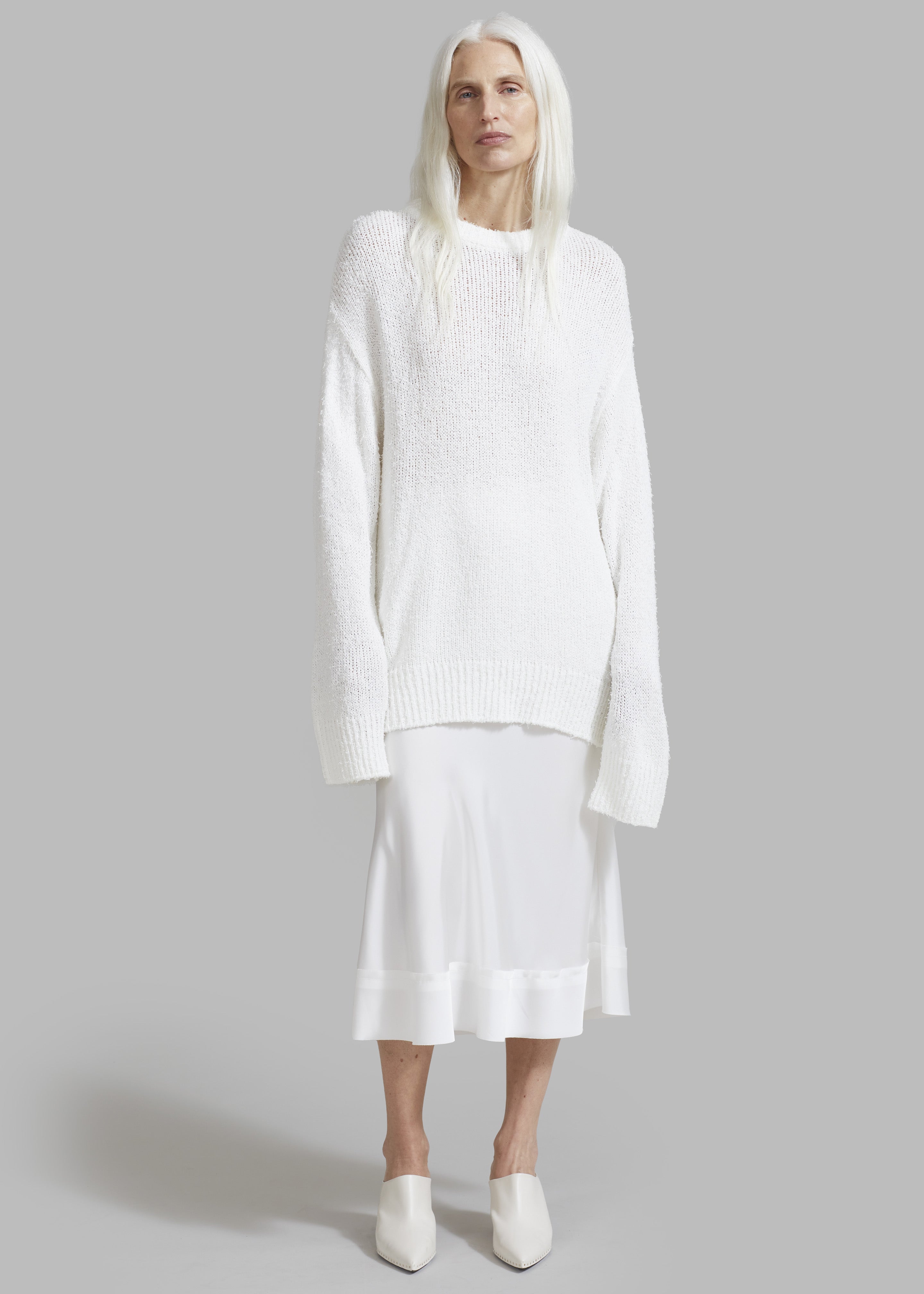 Vosgi Silky Skirt - White – The Frankie Shop