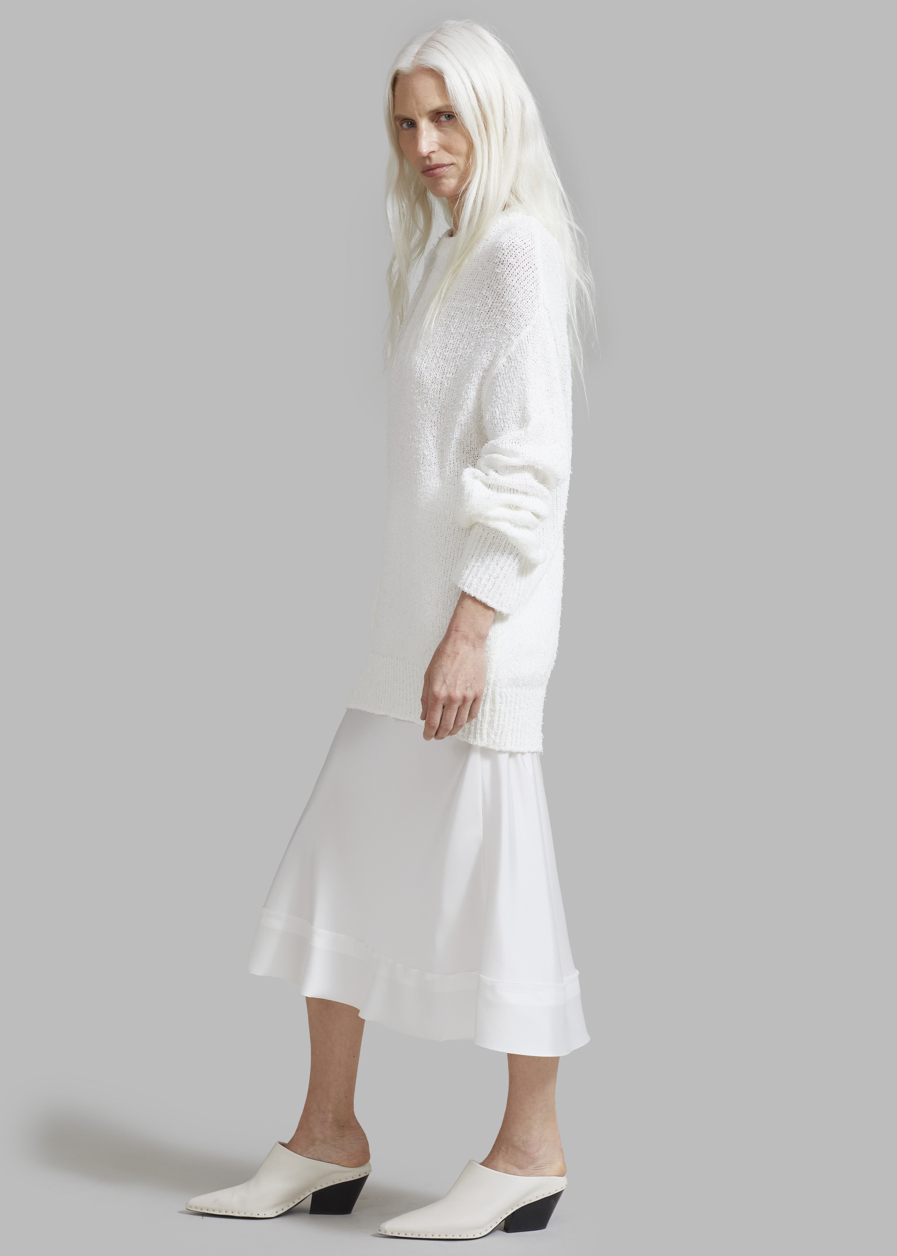 Vosgi Silky Skirt - White - 6