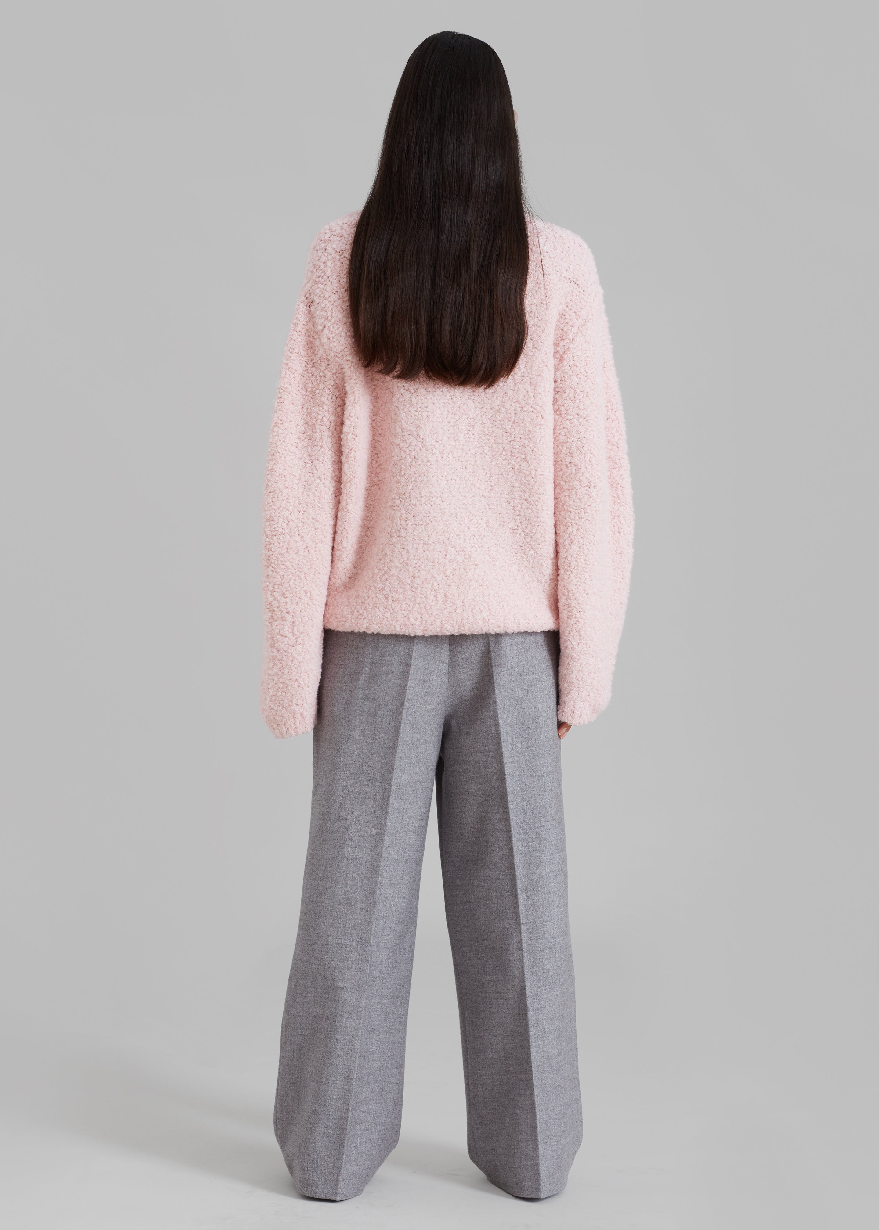 Vilo Boucle Sweater - Pink - 8