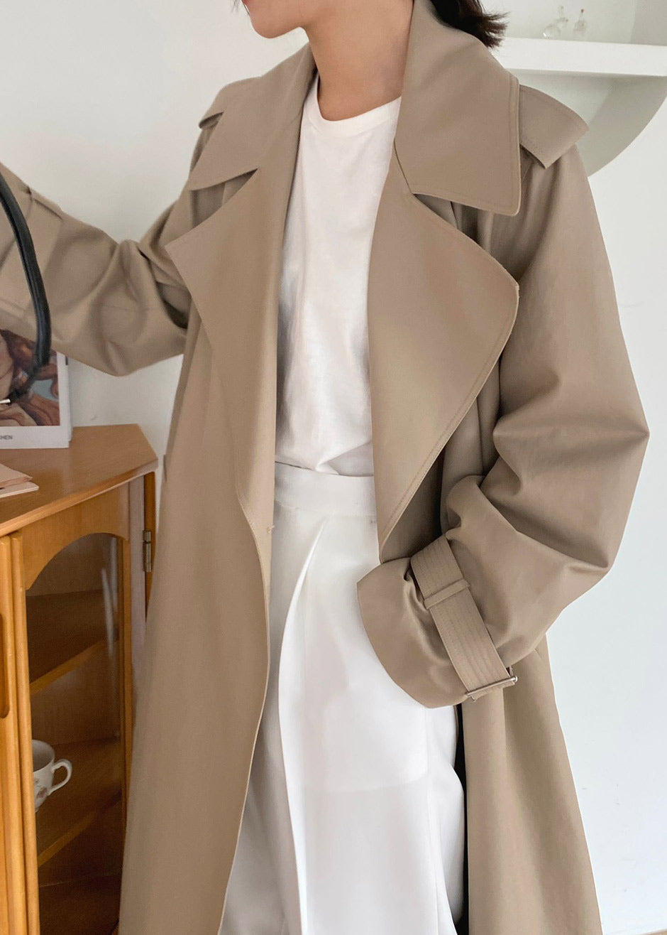 Abril Trench - Sand – The Frankie Shop