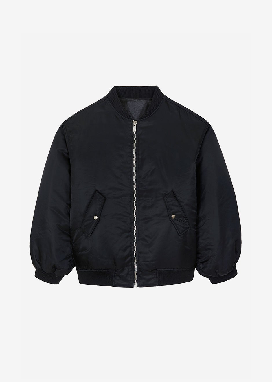 The Frankie  shop フランキーショップ Astraジャケット Astra Bomber Jacket - Black – The Frankie Shop