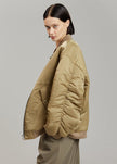 Astra Bomber Jacket - Olive Jacket The Frankie Shop 