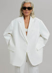 Bea Blazer - White Blazer The Frankie Shop 