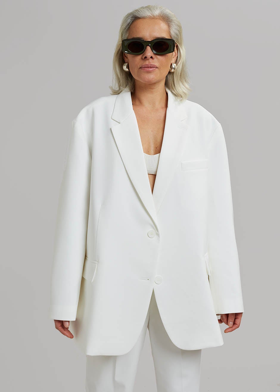 White formal outlet jacket