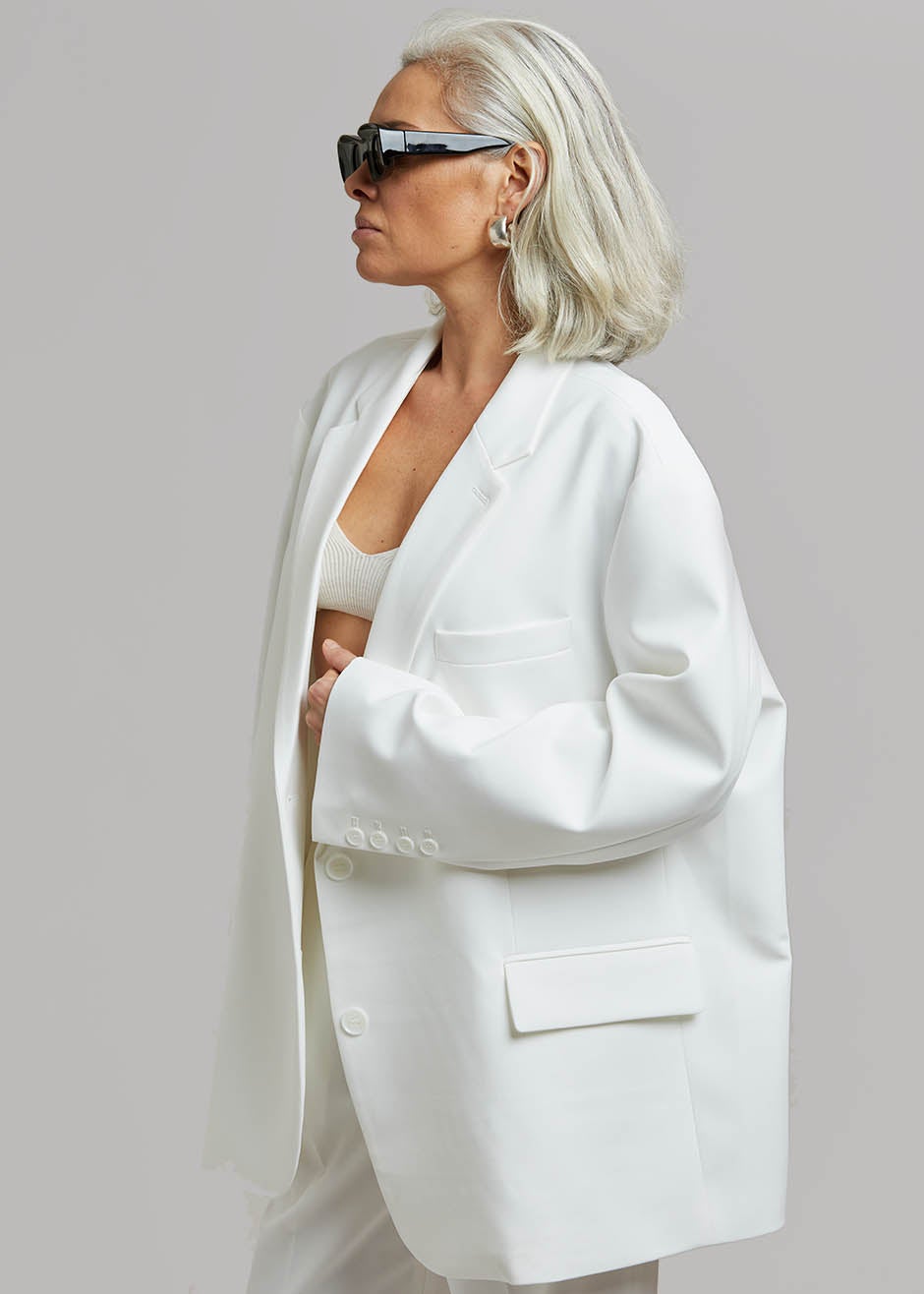 Bea Blazer - White