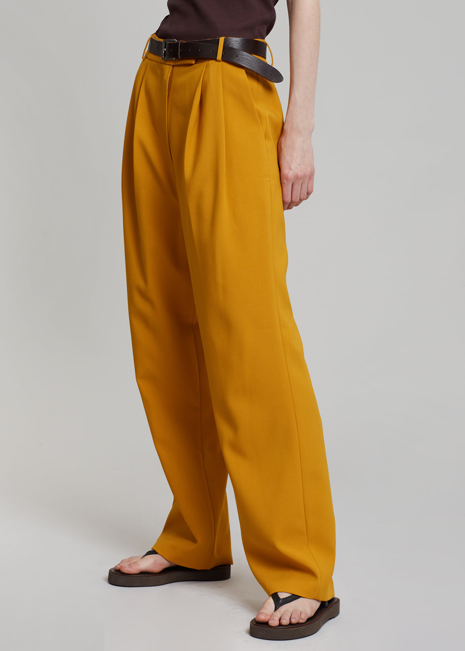 Bea Suit Pants - Mustard - 6