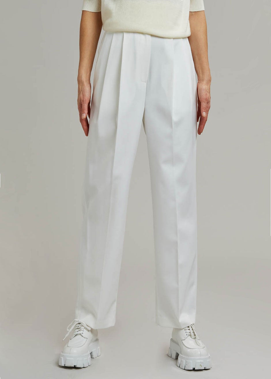 Bea Suit Pants - White - 4